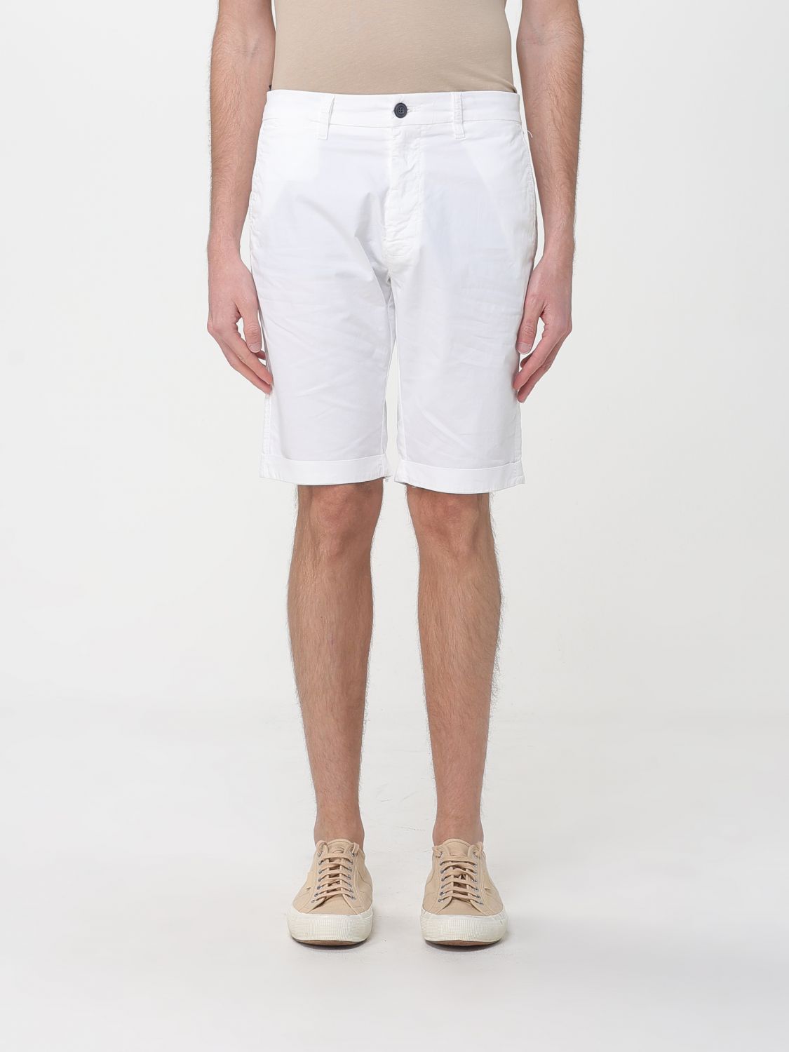 Mason's Slim Fit Stretch Cotton Shorts