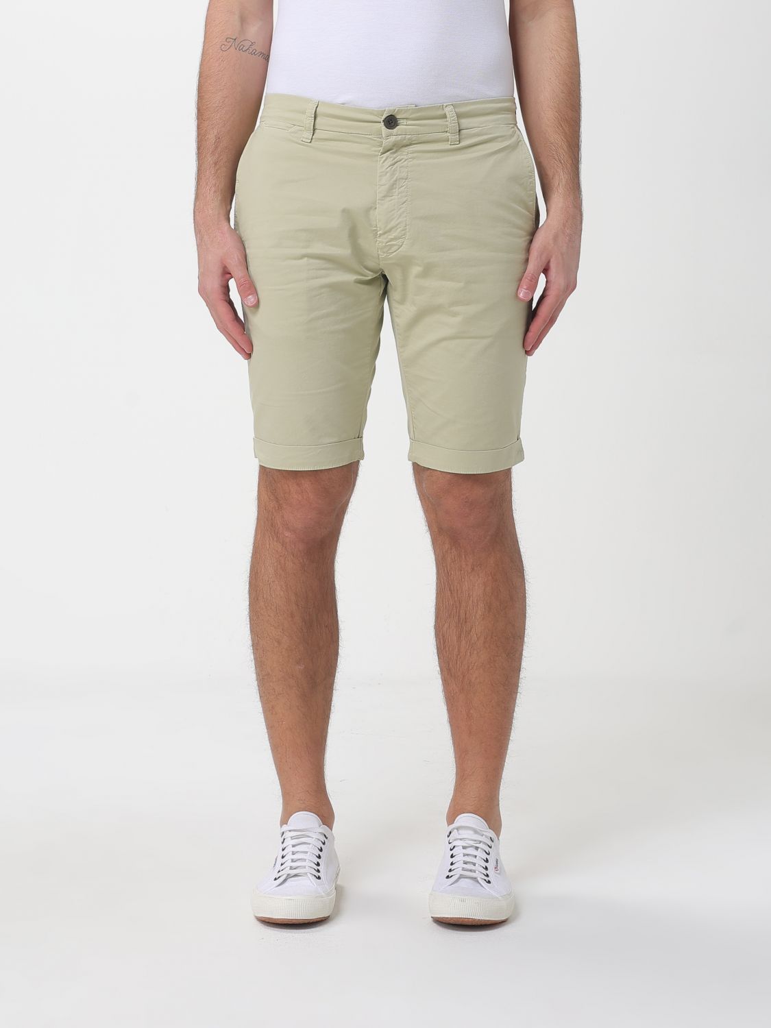 Mason's Slim Fit Stretch Cotton Shorts