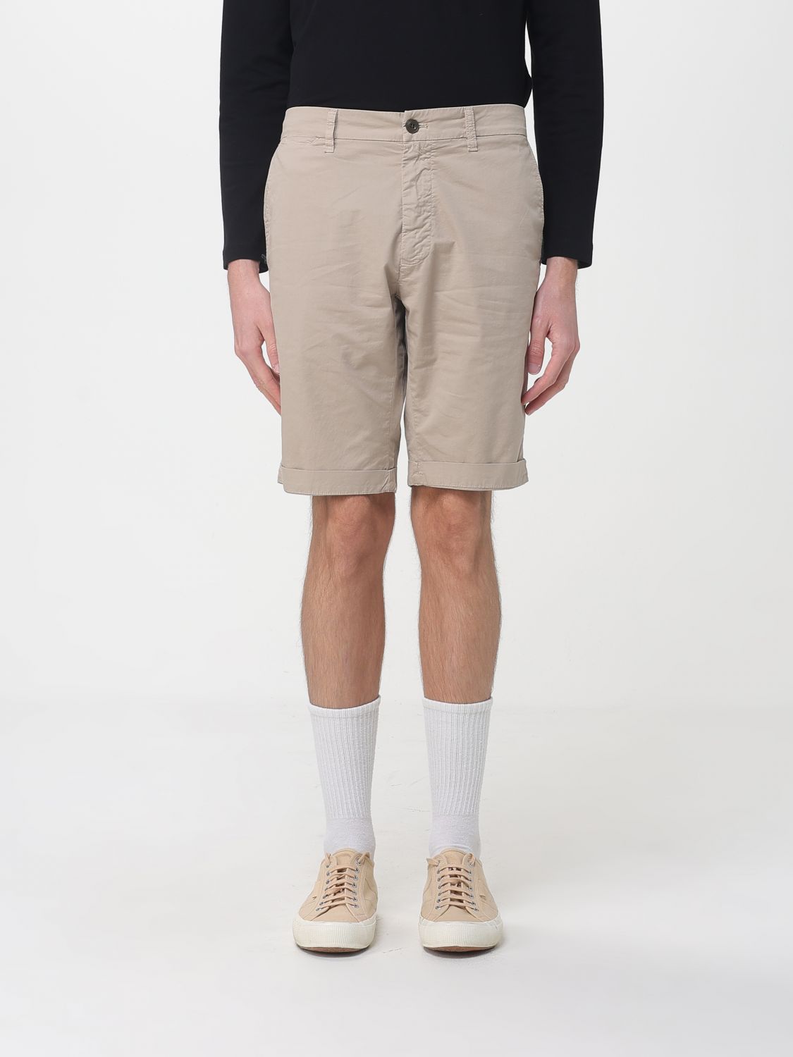 Mason's Slim Fit Stretch Cotton Shorts