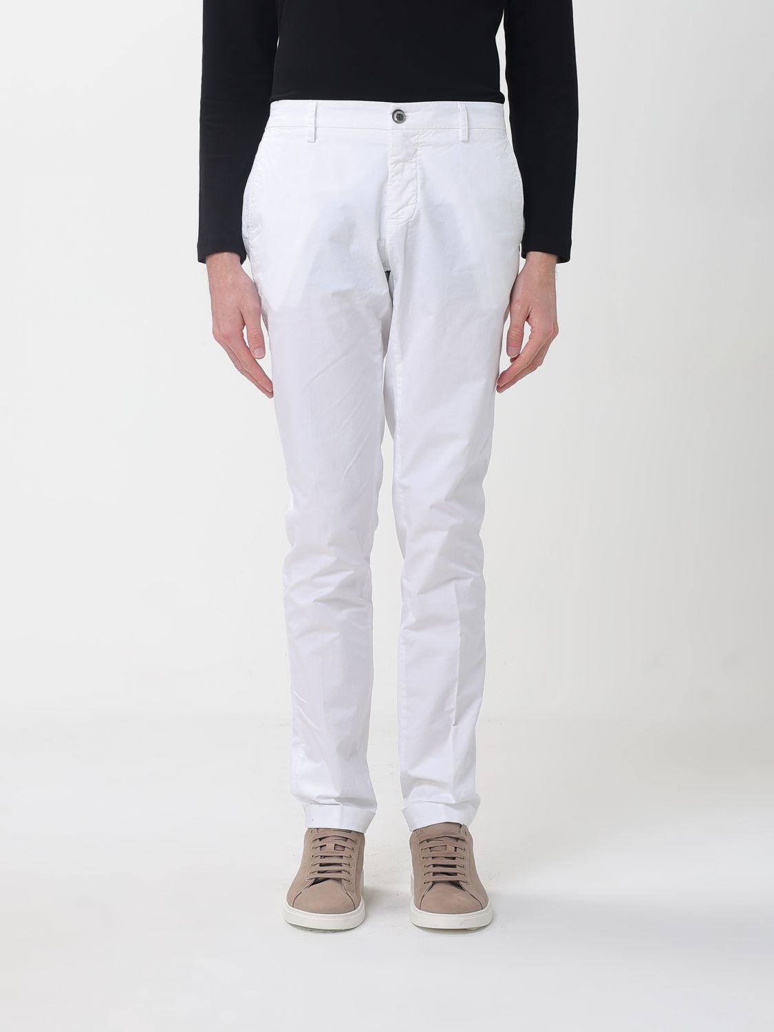 Mason's Stretch Cotton Chino Trousers