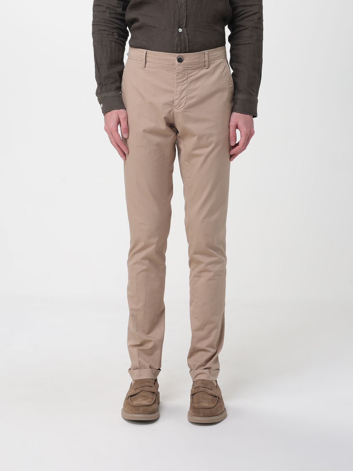 Mason's Stretch Cotton Chino Trousers