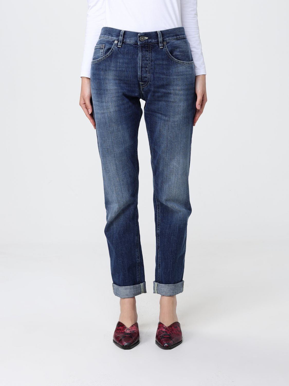 DONDUP Slim Fit Jeans aus Denim