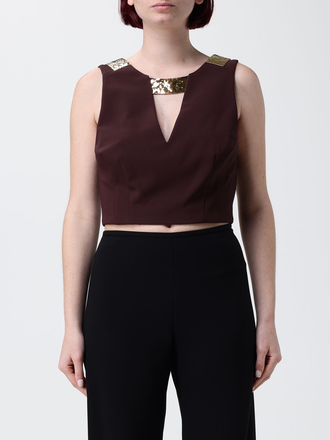 Elisabetta Franchi Crepe Top