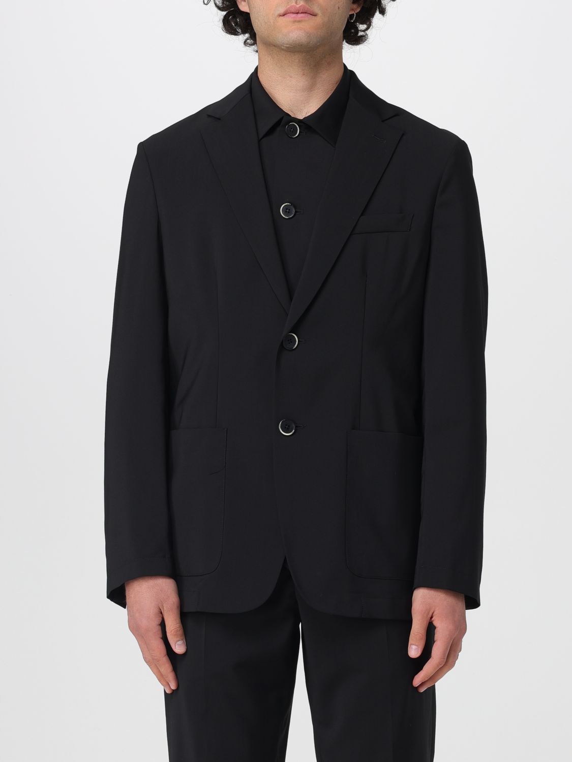 BARENA Blazer a monopetto in lana vergine