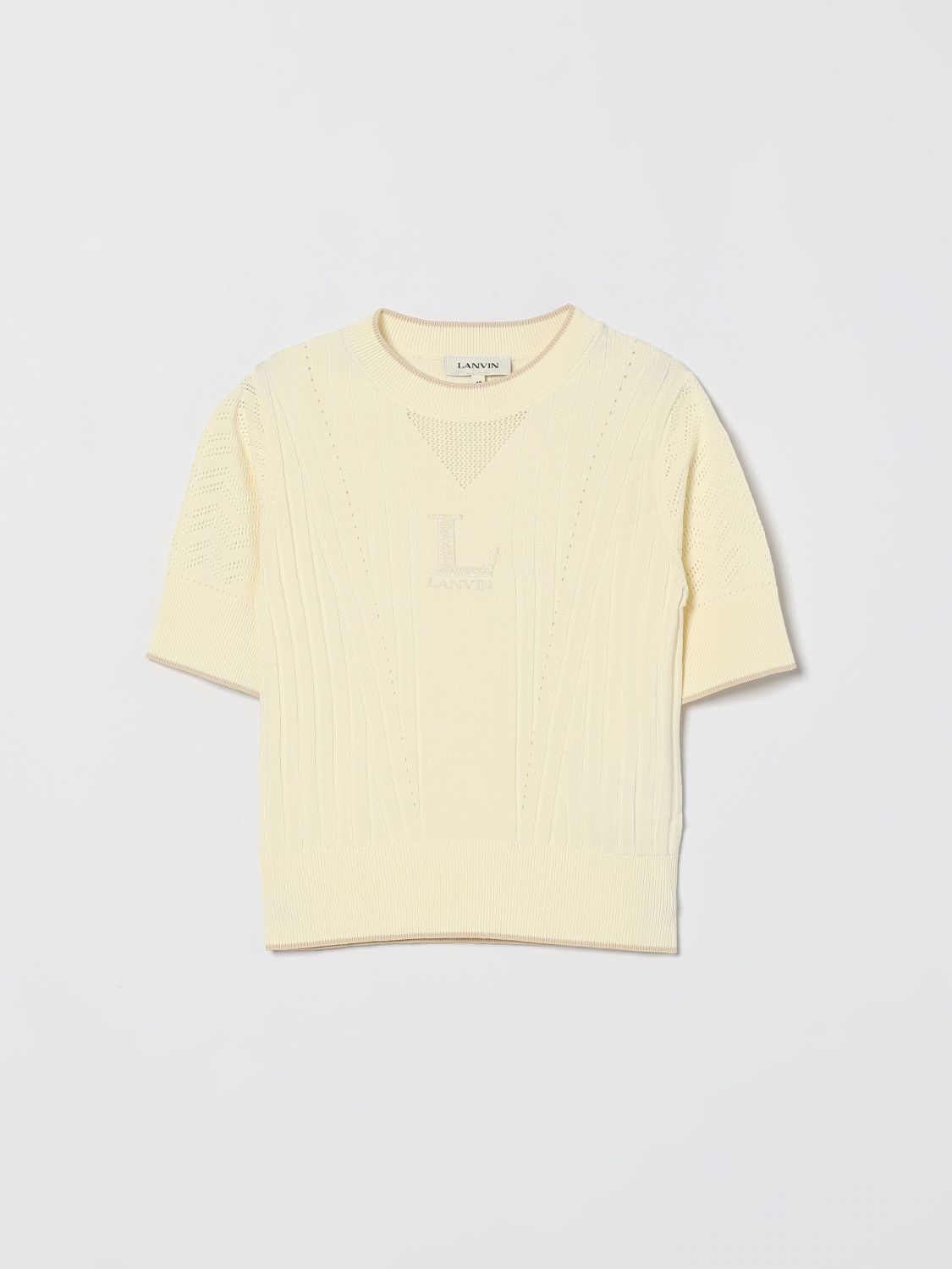 LANVIN Viskose-Strick mit Logo