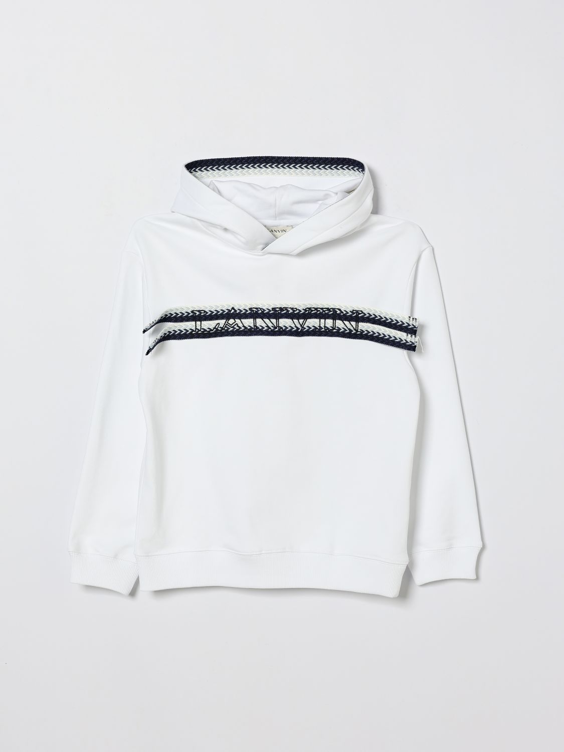LANVIN Baumwoll-Hoodie mit Logo