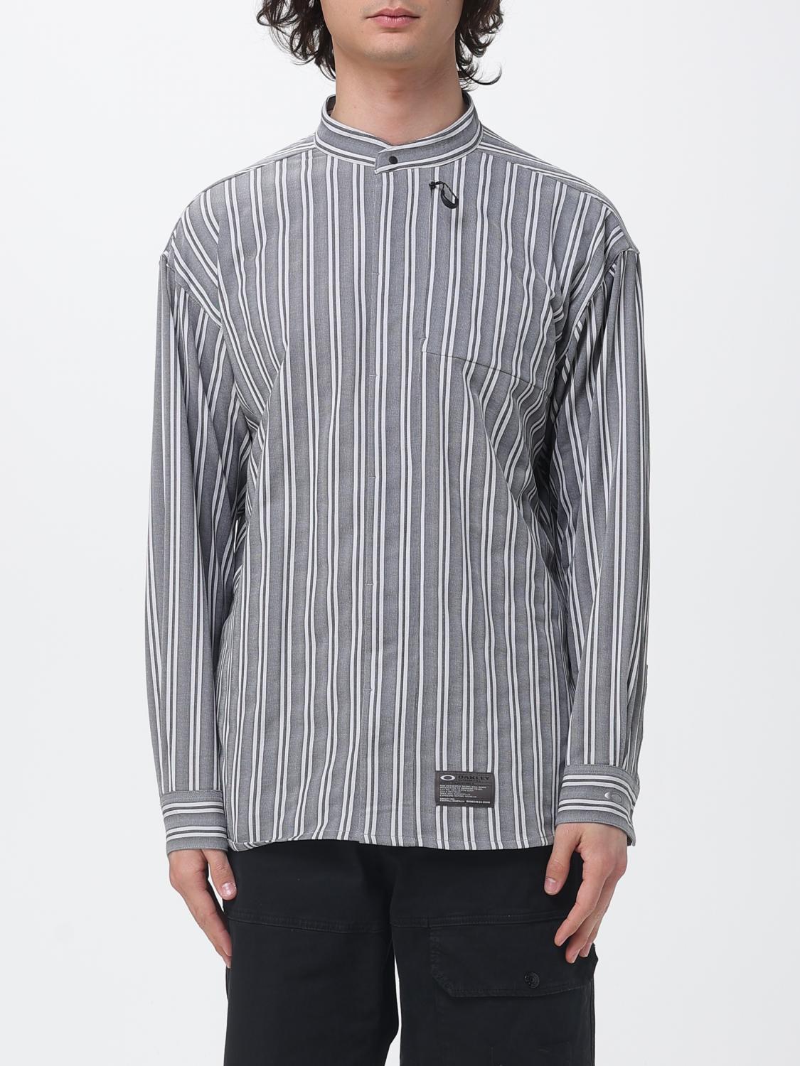 OAKLEY FGL Fuel LS Shirts 6.0 Gestreiftes Polyesterhemd