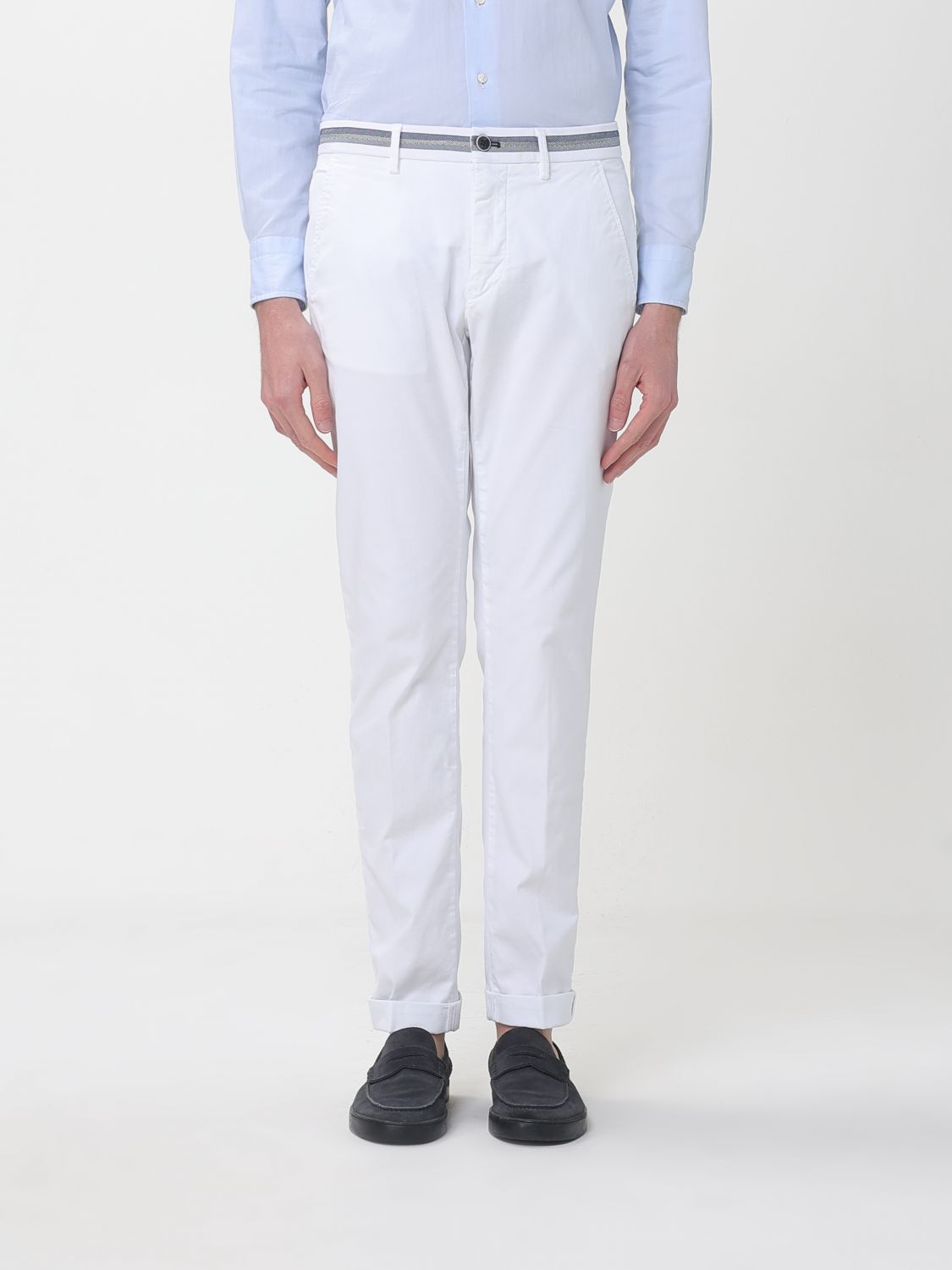 Mason's Chino-Hose aus Baumwoll-Wollmischung