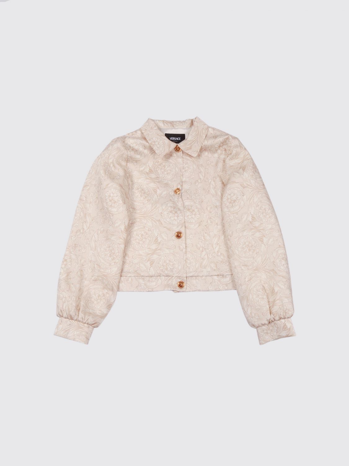 VERSACE VERSACE Baroque Print Polyester Shirt Jacket　VERSACE バロックプリント ポリエステル シャツジャケット