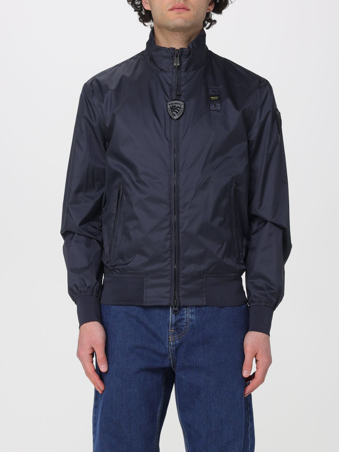 BLAUER Polyester-Bomberjacke