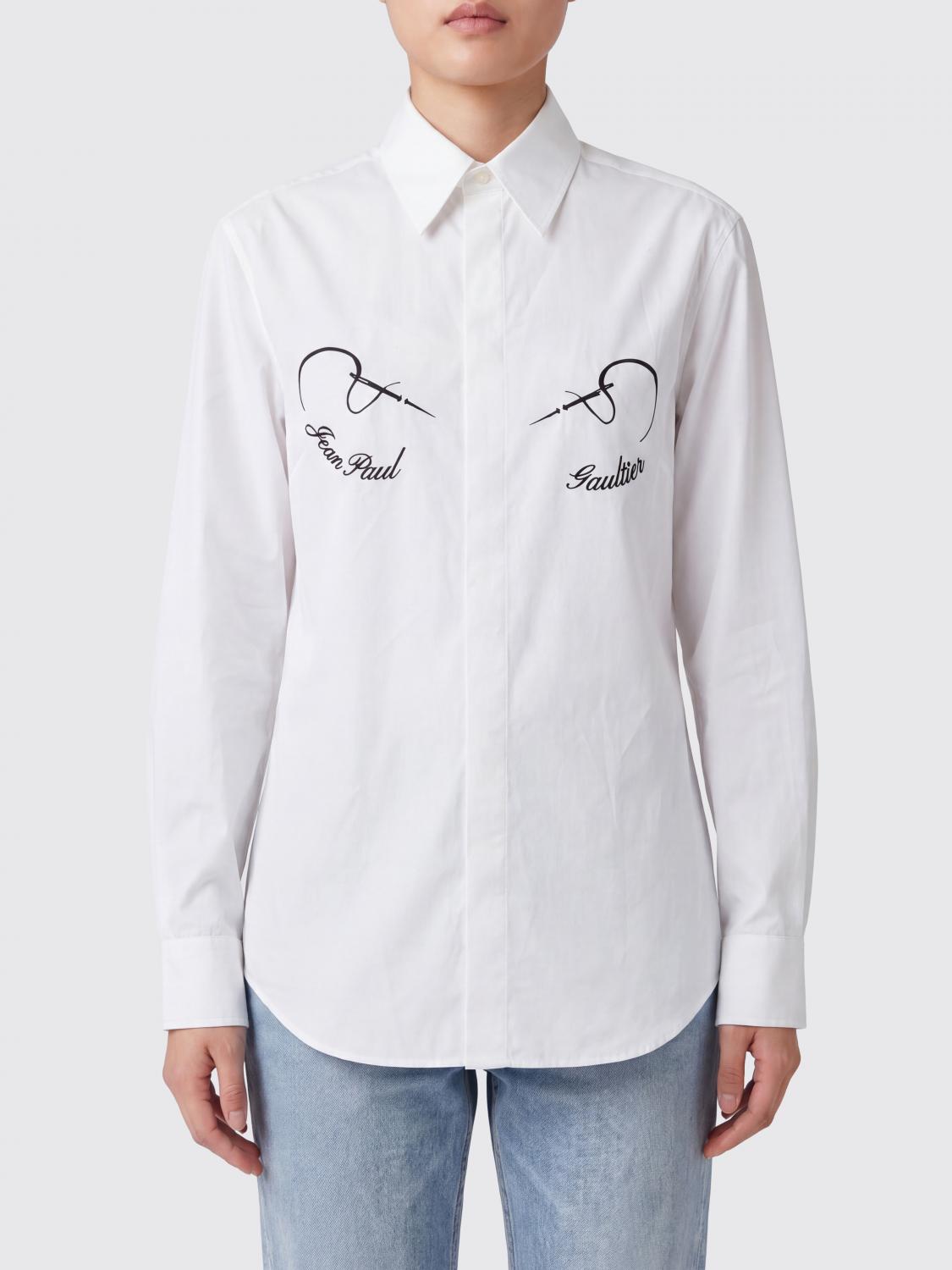 JEAN PAUL GAULTIER Camicia in popeline di cotone