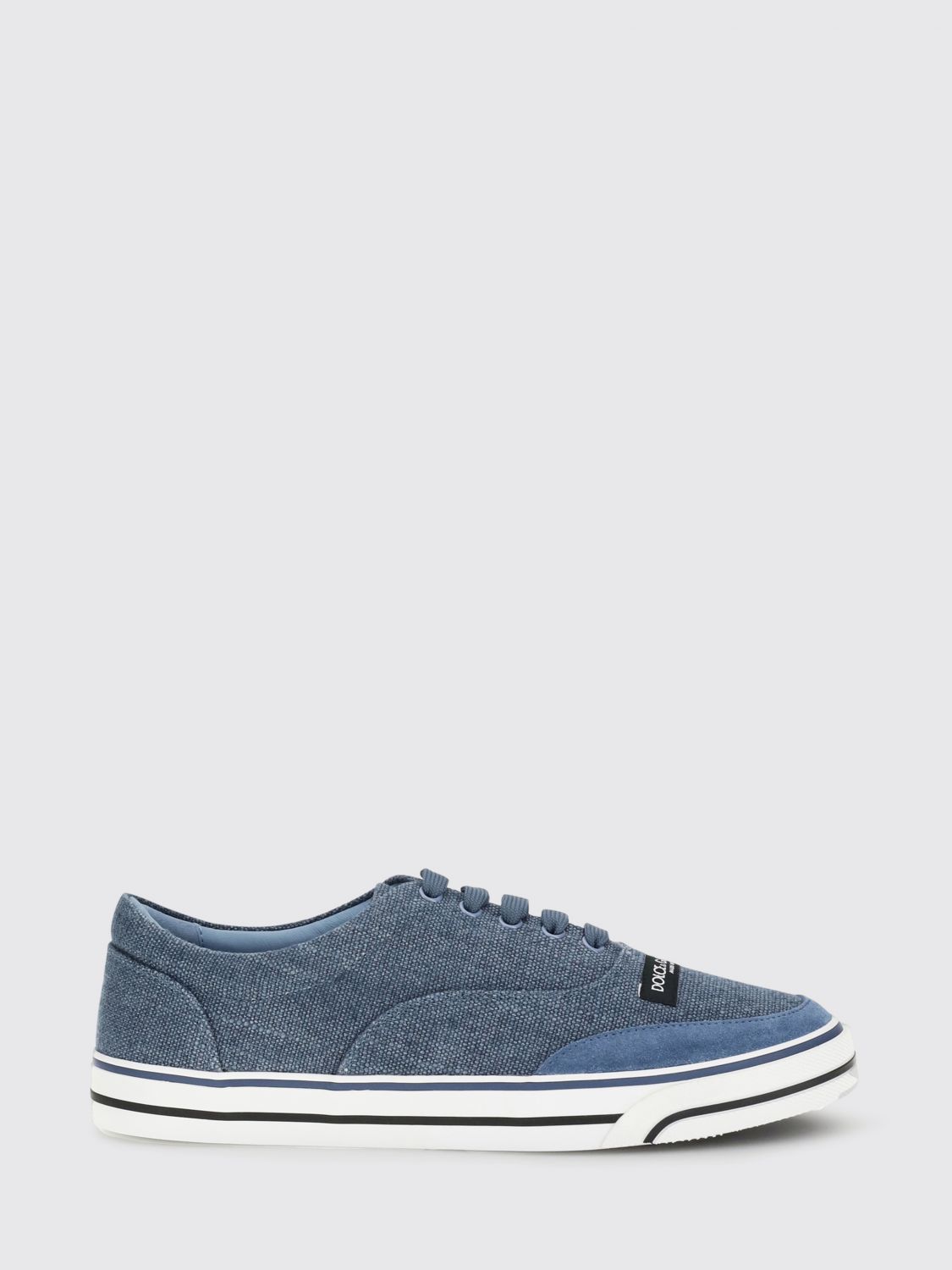 DOLCE & GABBANA DG Sailing Sneakers aus Leinen-Mischgewebe