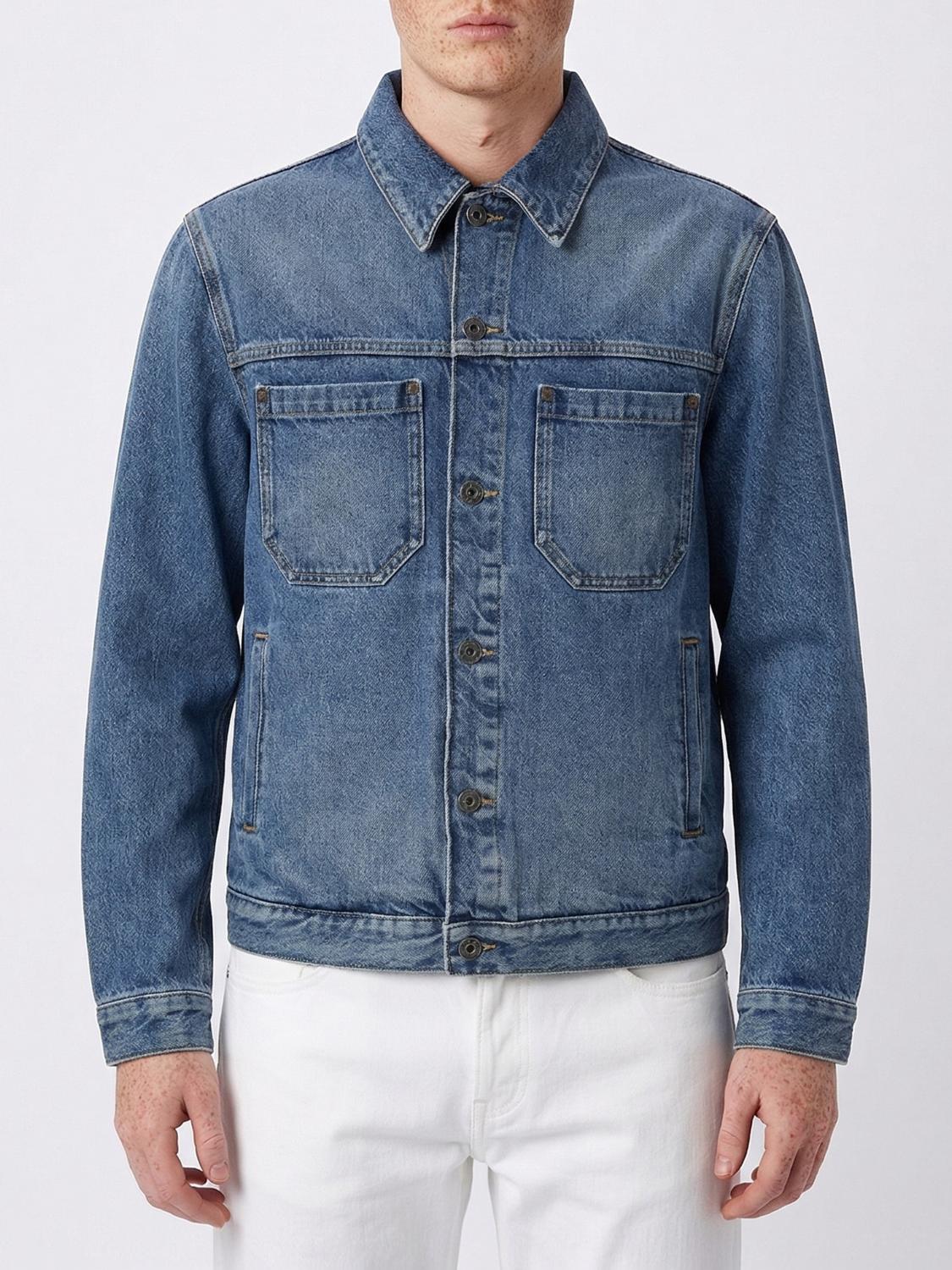 Off-White OFF-WHITE Jacket Men color Gnawed Blue　オフホワイト ジャケット メンズ カラー Gnawed Blue