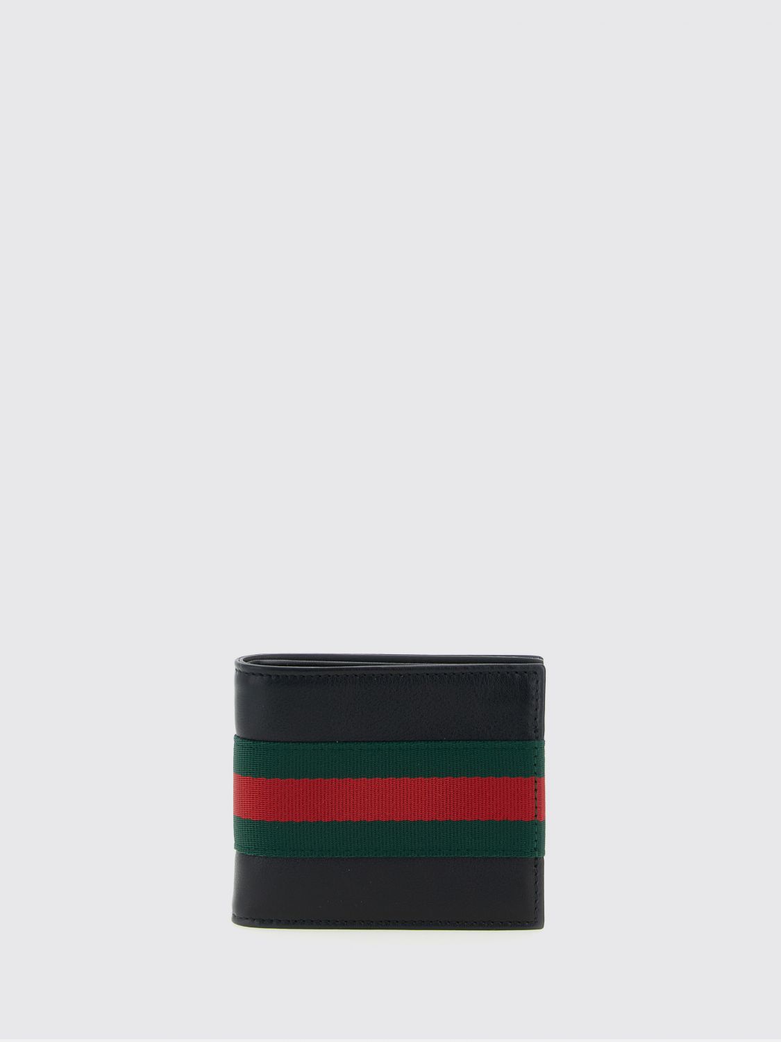 GUCCI Portafoglio in pelle di vitello bi-fold Web Trademark