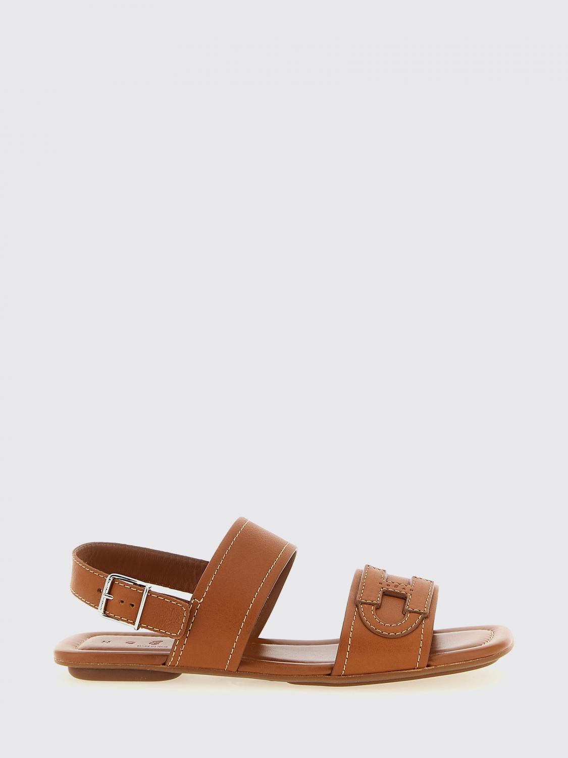 HOGAN H685 Leder-Sandalen