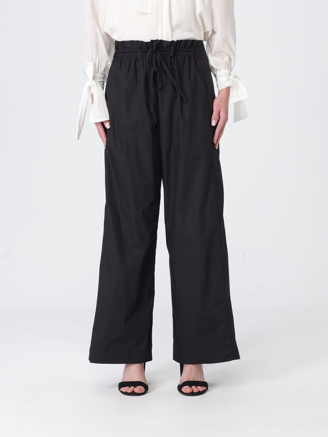 Tela Cotton Blend Palazzo Trousers