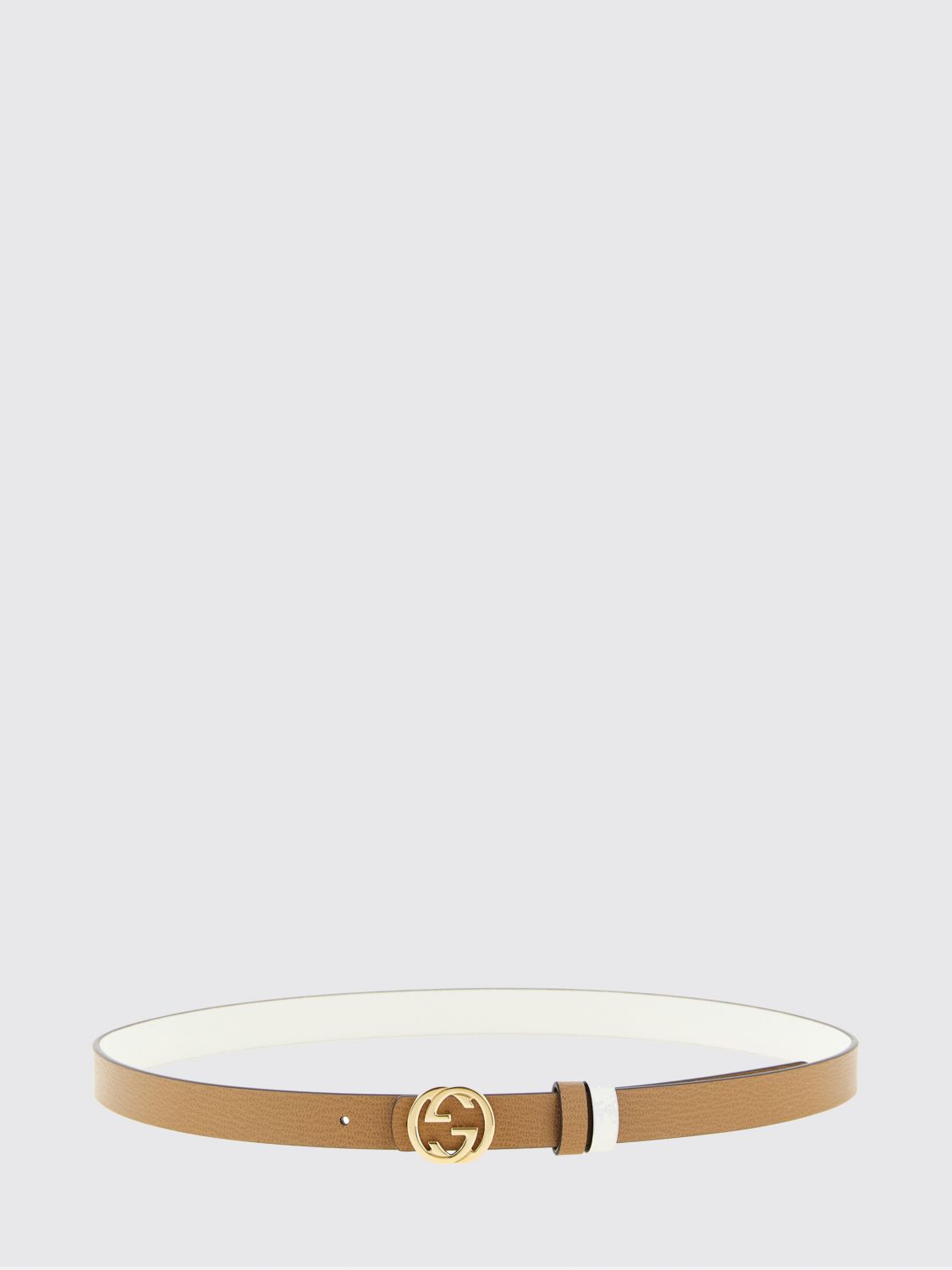 GUCCI Cintura in pelle di vitello reversibile GG