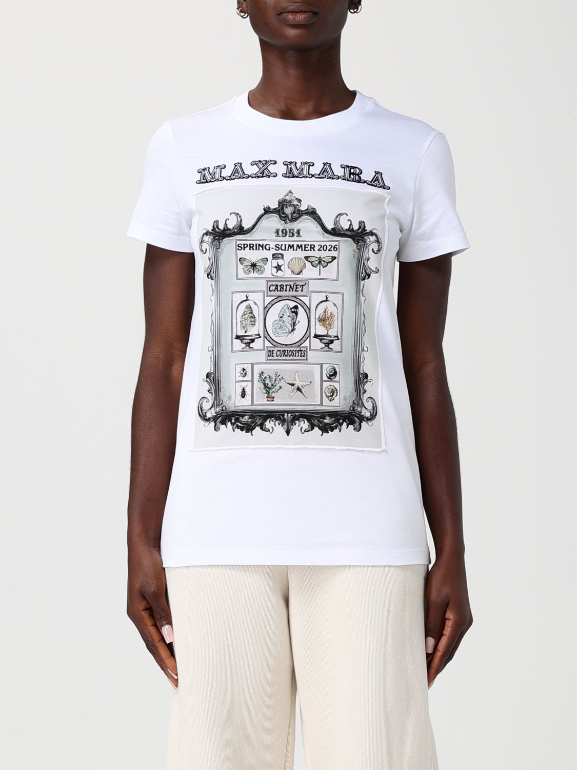 Max Mara Printed Cotton T-Shirt