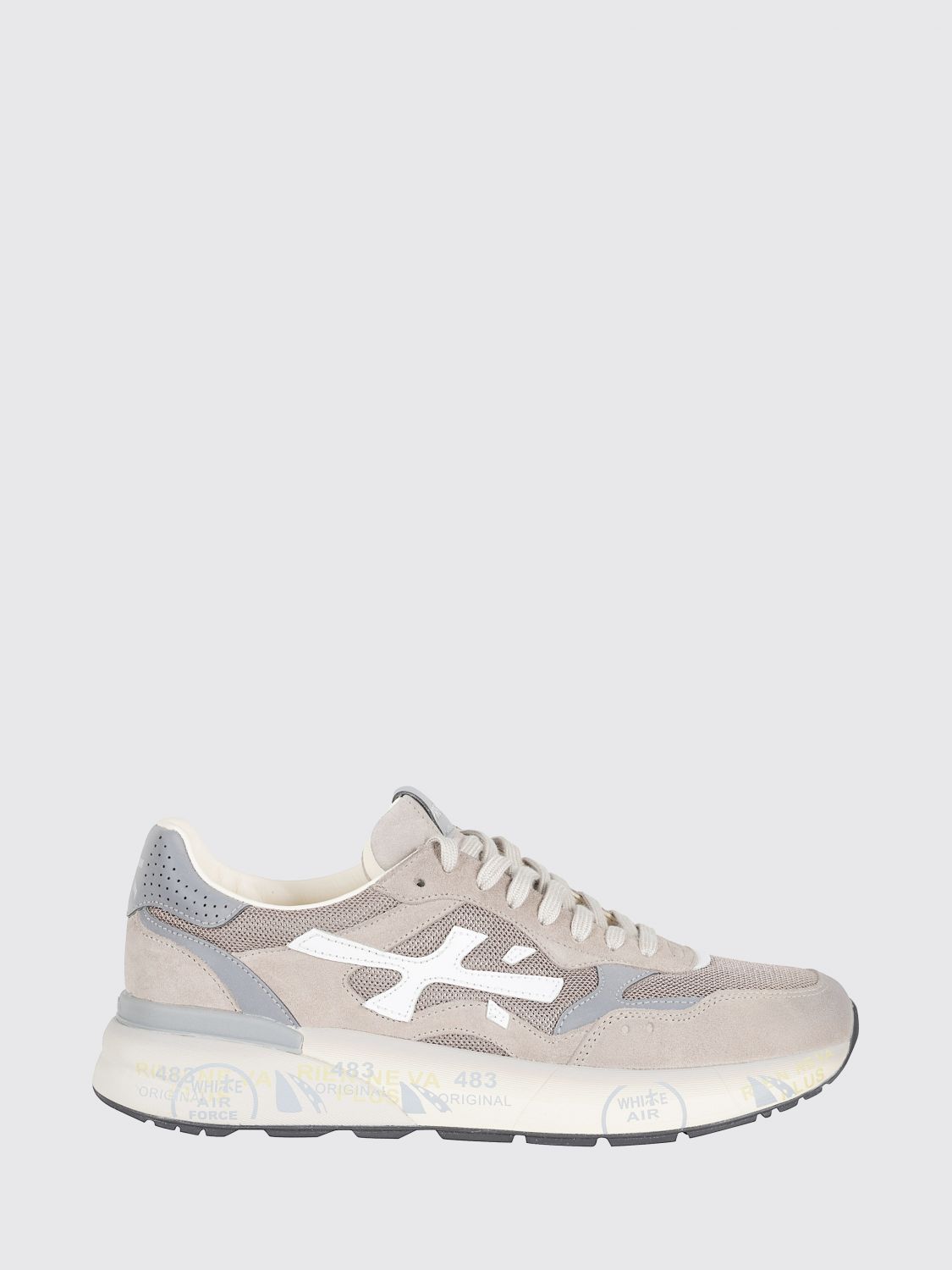 Premiata Mick Used Suede and Mesh Sneakers · 40