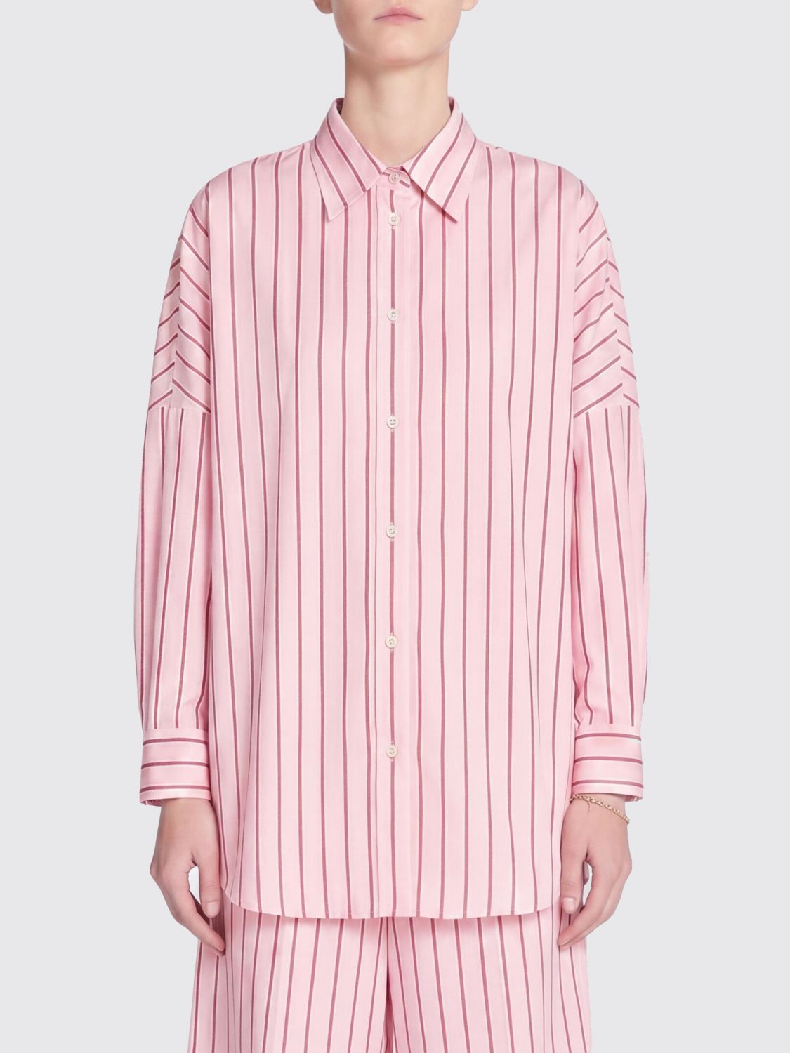 Camicia Dries Van Noten in cotone a righe