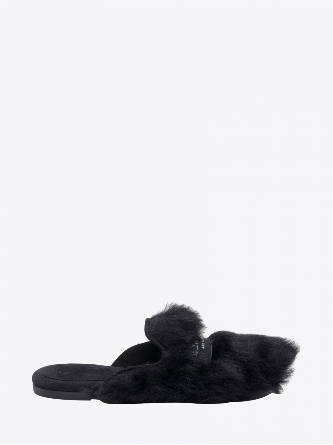 DOLCE & GABBANA Slipper aus Schaffell
