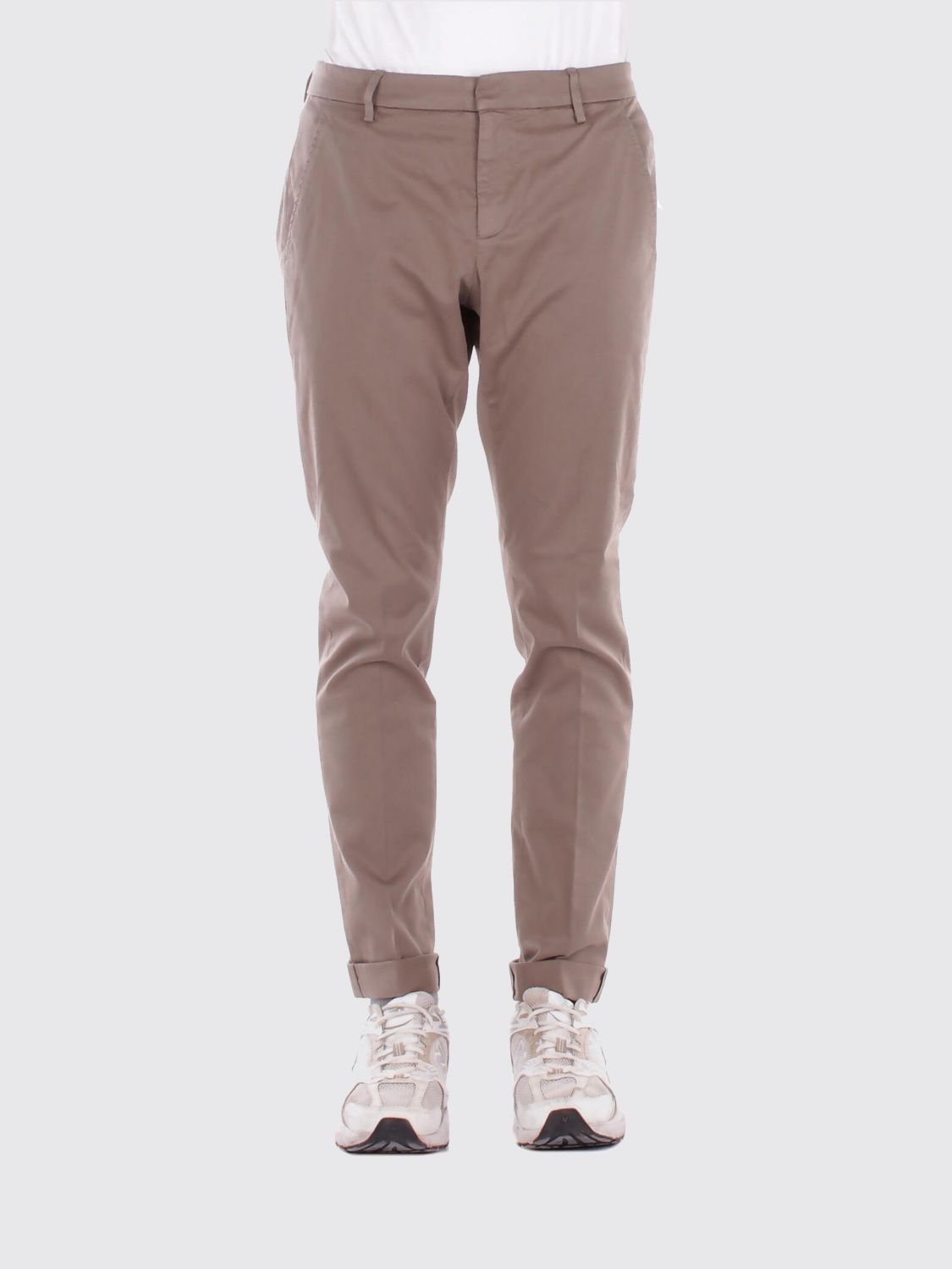 DONDUP Slim Fit Hose aus Baumwolle