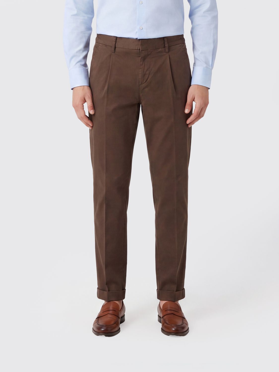 FAY Pants Men color Tobacco