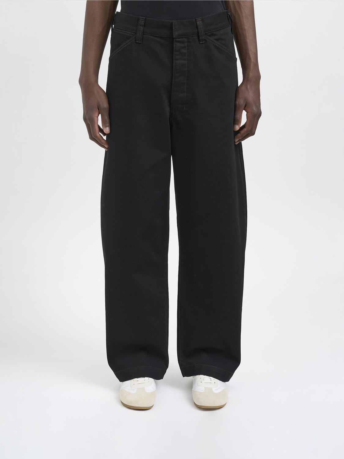 LEMAIRE Pants Men color Black