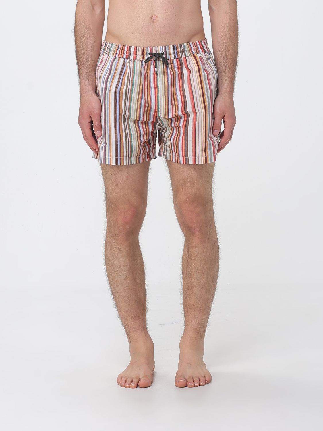 PAUL SMITH Gestreifter Polyester-Badeanzug
