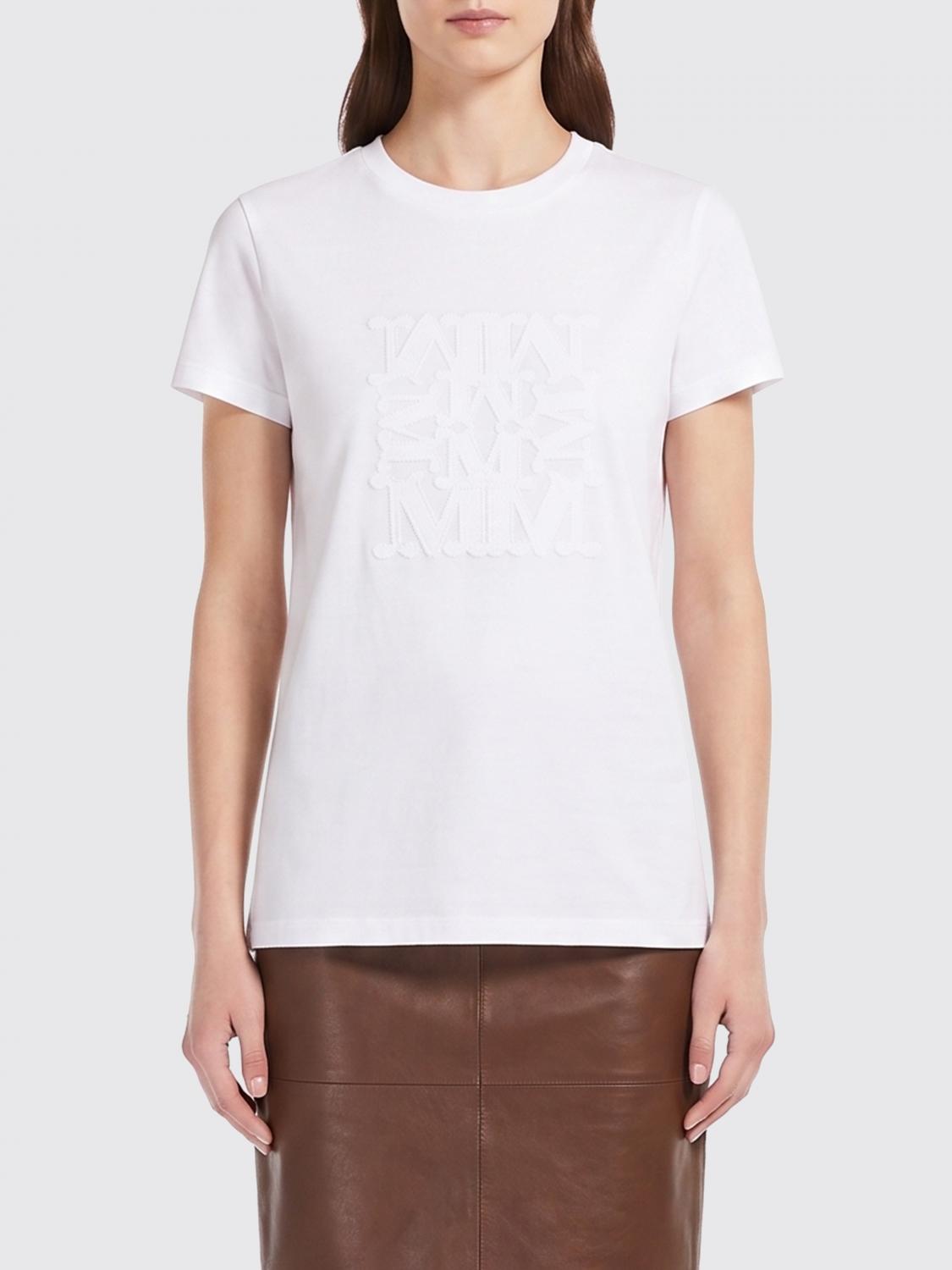 MAX MARA Baumwoll-T-Shirt mit Logo