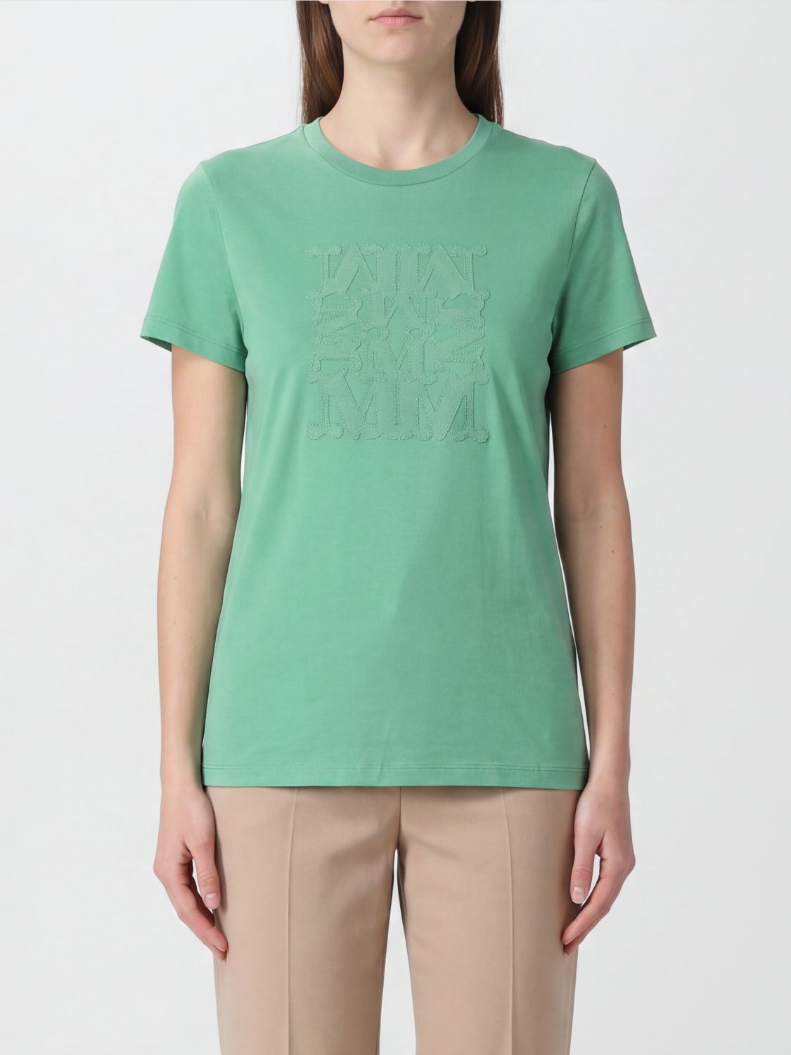 MAX MARA T-shirt in cotone con logo
