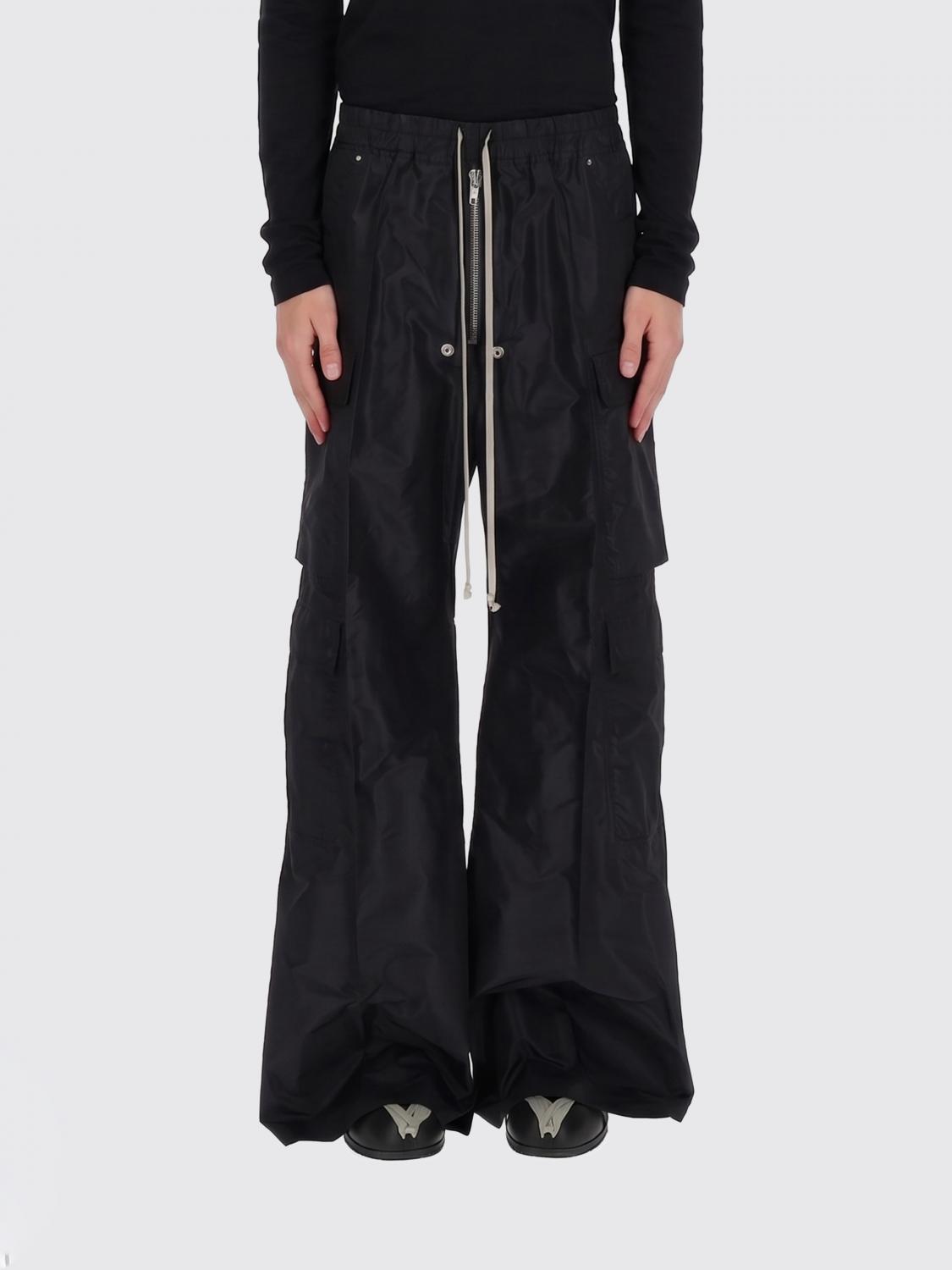 RICK OWENS Pantaloni Cargobelas in twill