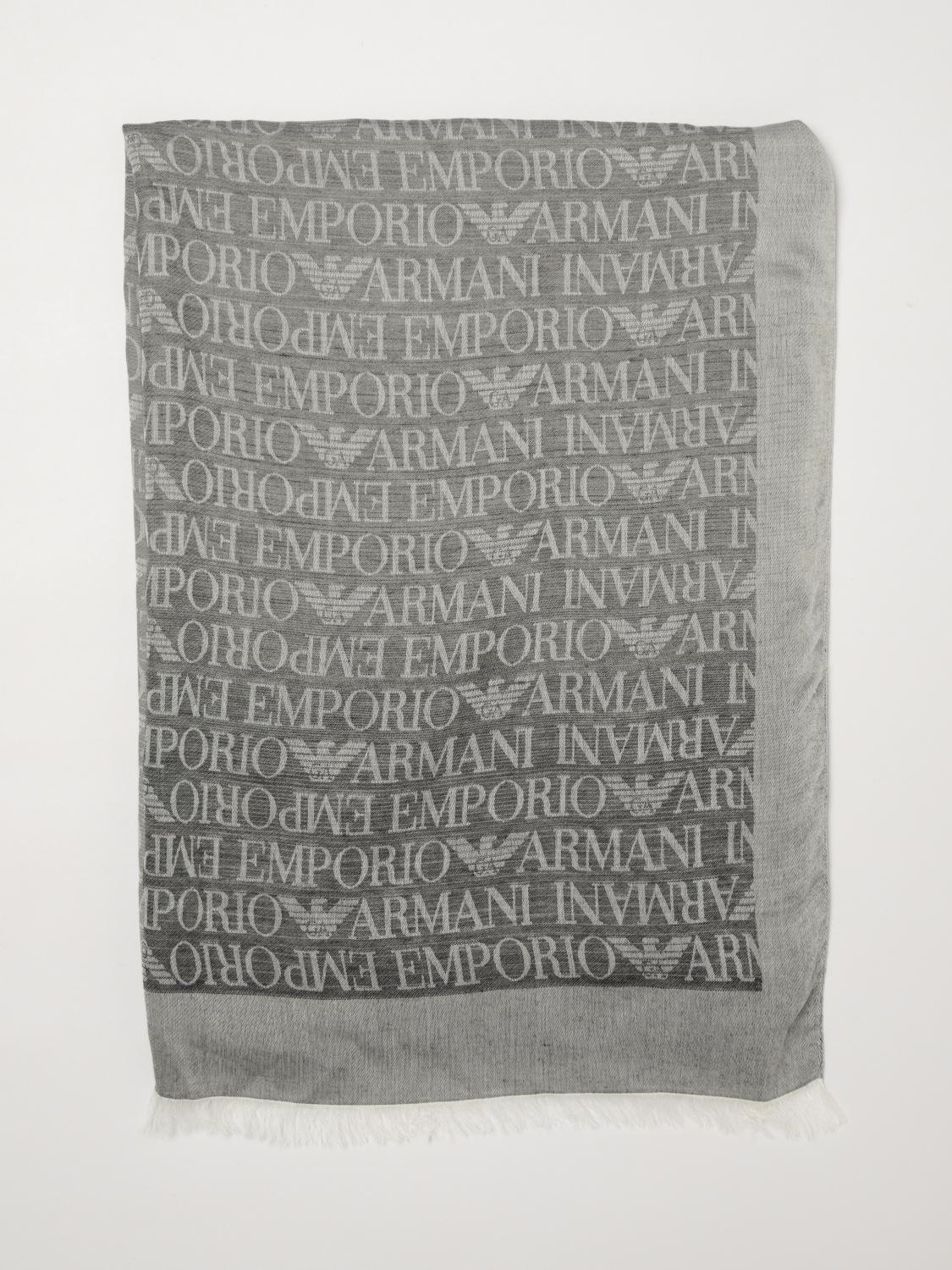 EMPORIO ARMANI Scarf Men color Grey