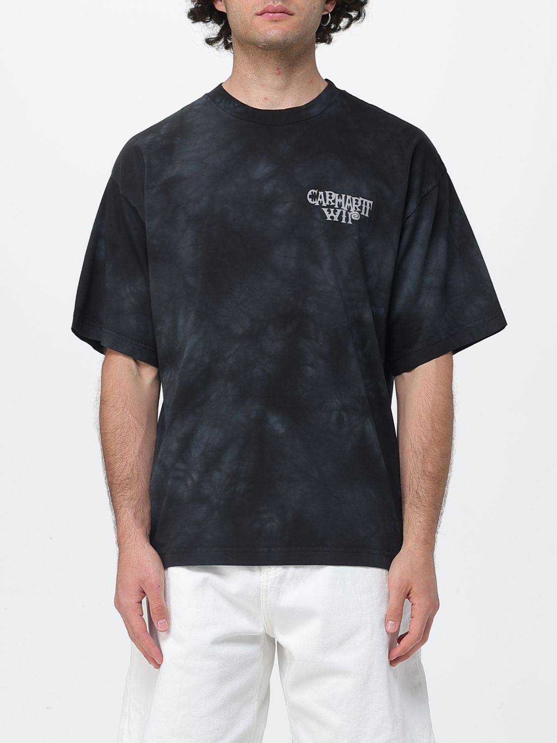 Carhartt Wip Cotton Crew Neck T-Shirt with Print