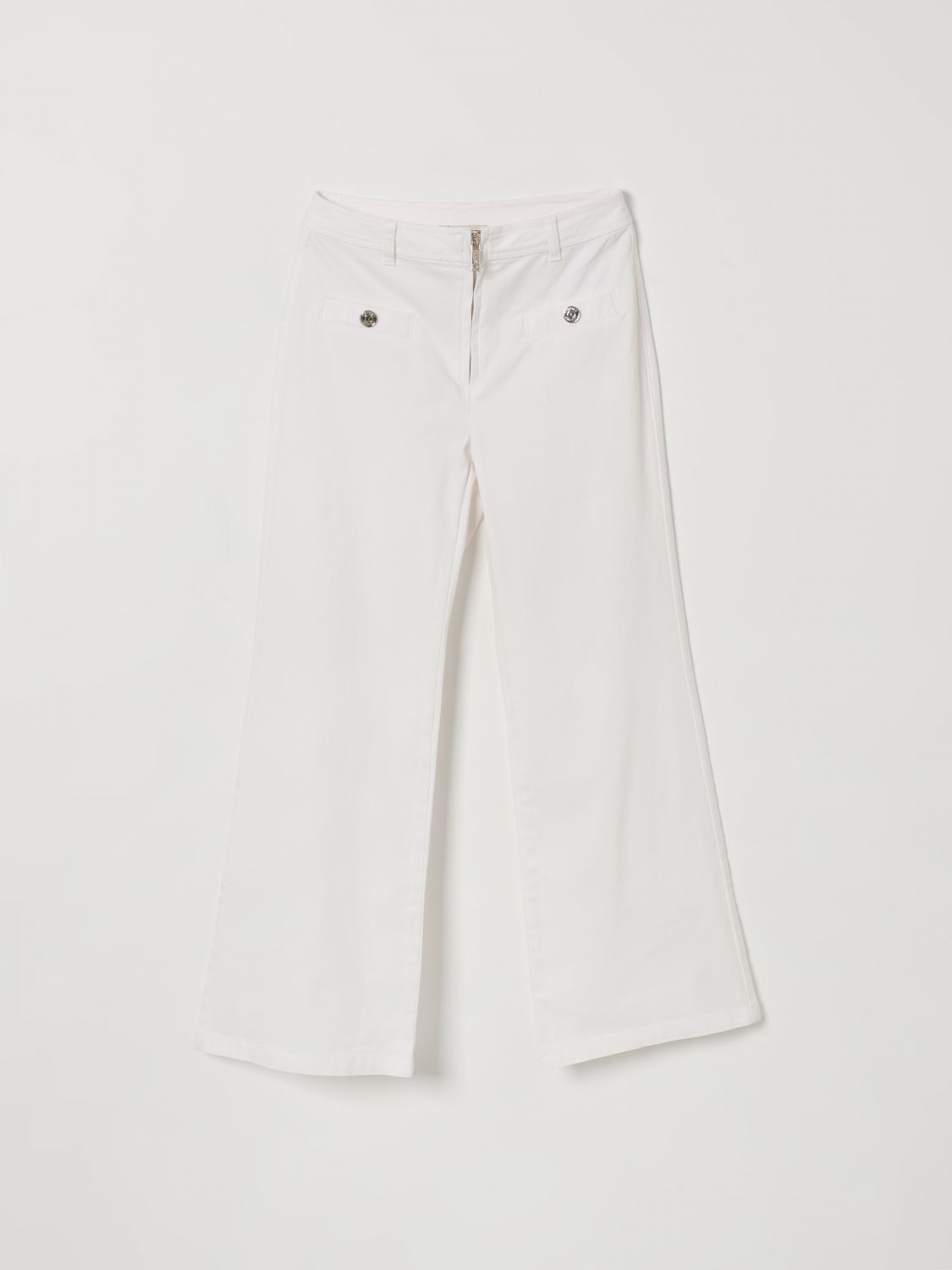 Twinset Flared Stretch-Jeans aus Denim