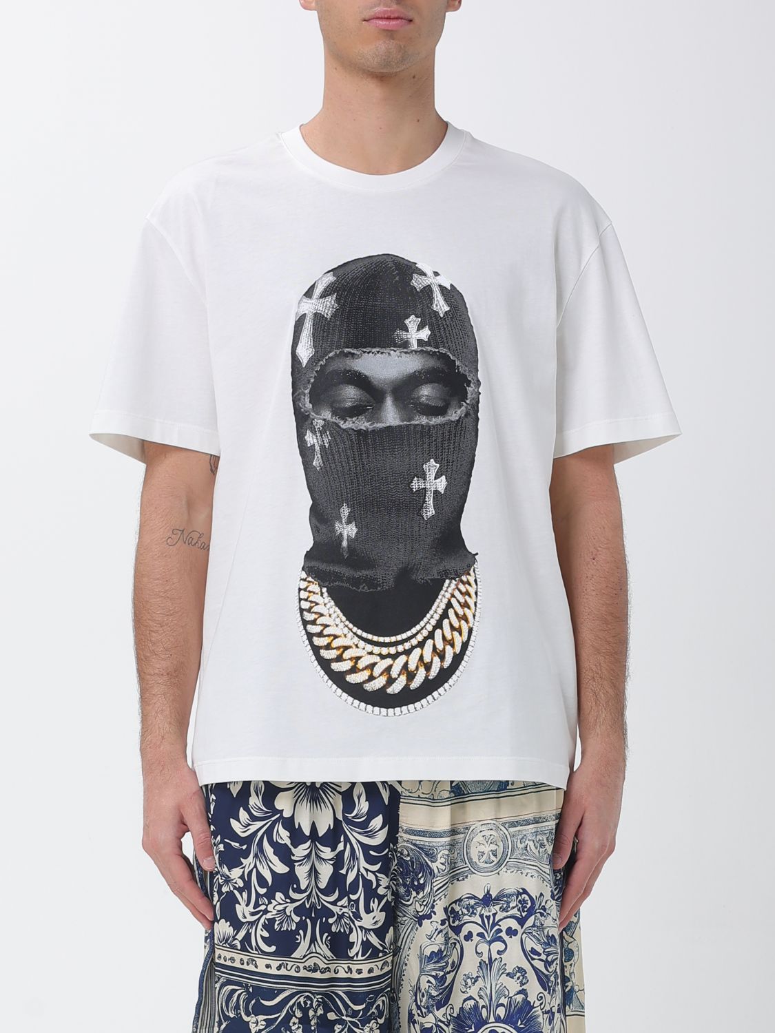 IH NOM UH NIT Bedrucktes Baumwoll-T-Shirt