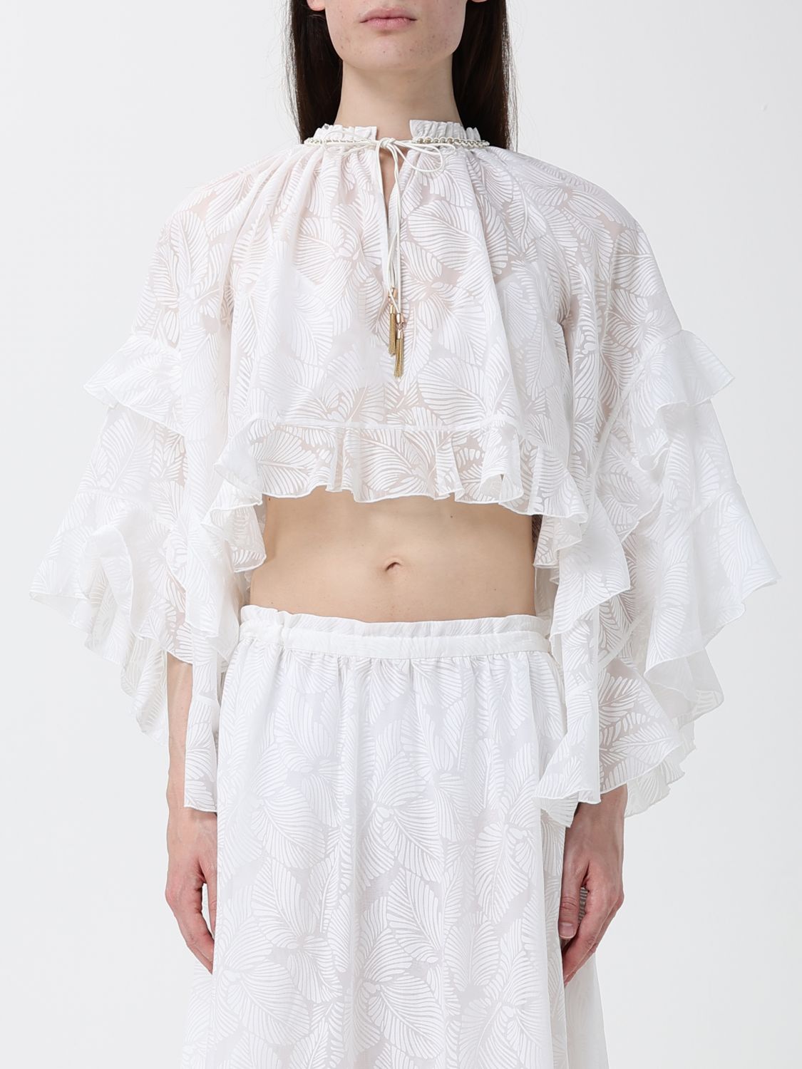 ZIMMERMANN Top Woman color Ivory