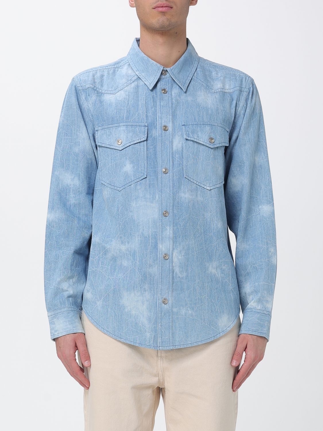 Camicia ISABEL MARANT Uomo colore Blue