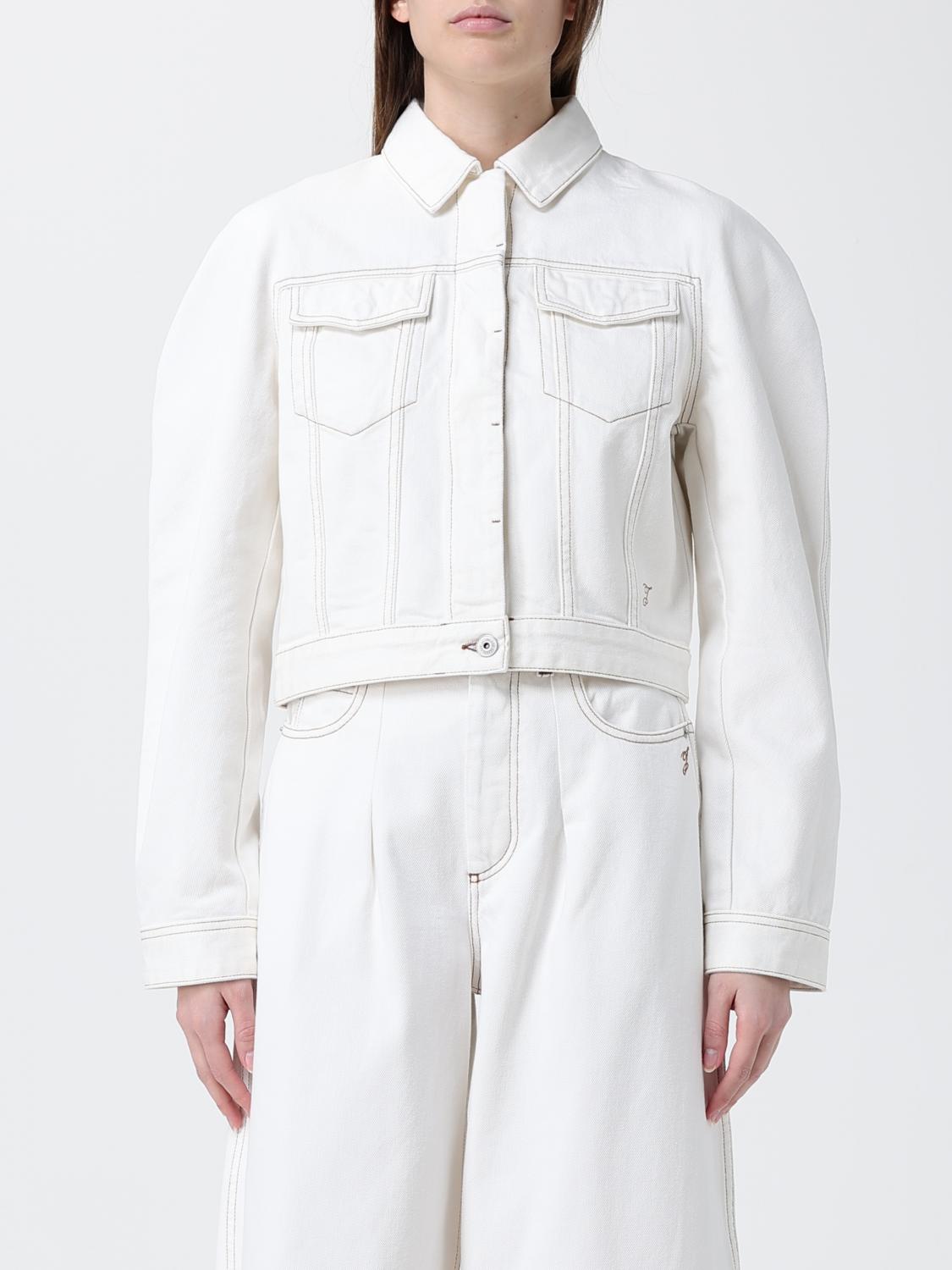 JACQUEMUS JACQUEMUS Jacket Woman color White　JACQUEMUS ジャケット ウーマン カラー ホワイト