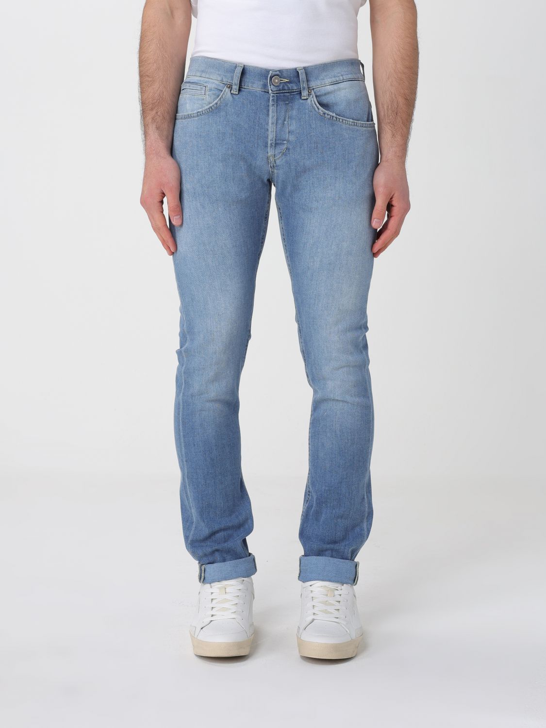 Dondup Cotton Denim Slim Fit Jeans