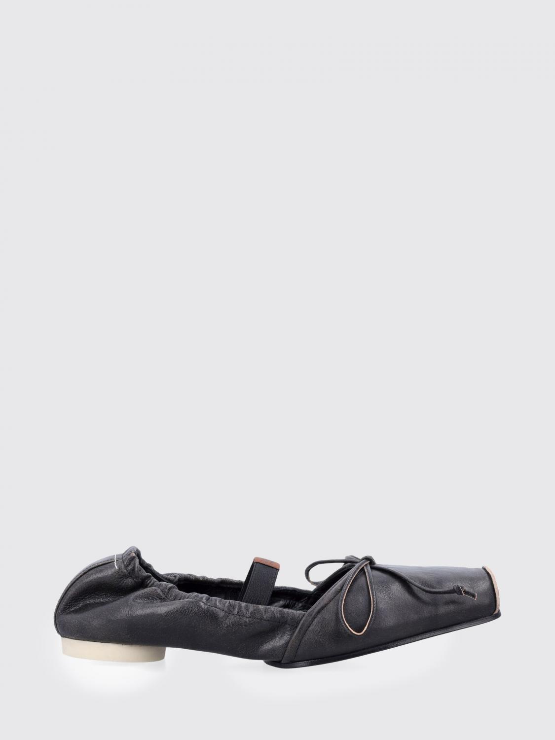 MM6 MAISON MARGIELA Laminated Leather Ballerina MM6