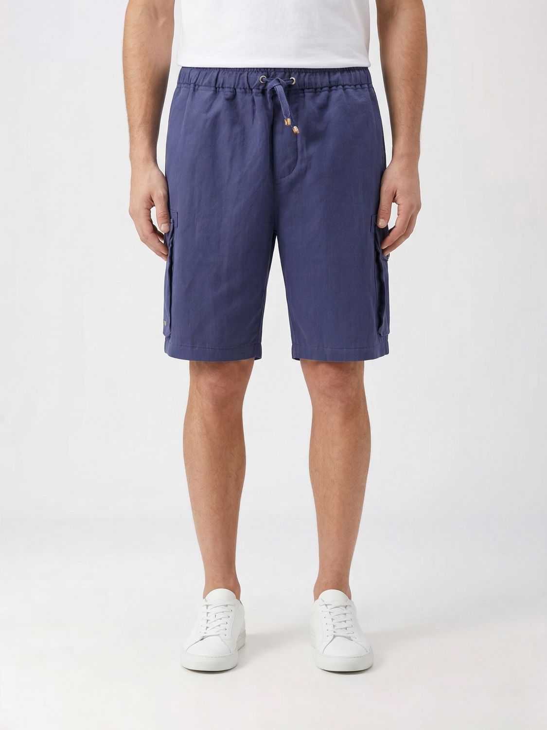 BRUNELLO CUCINELLI Leinen- und Baumwollshorts
