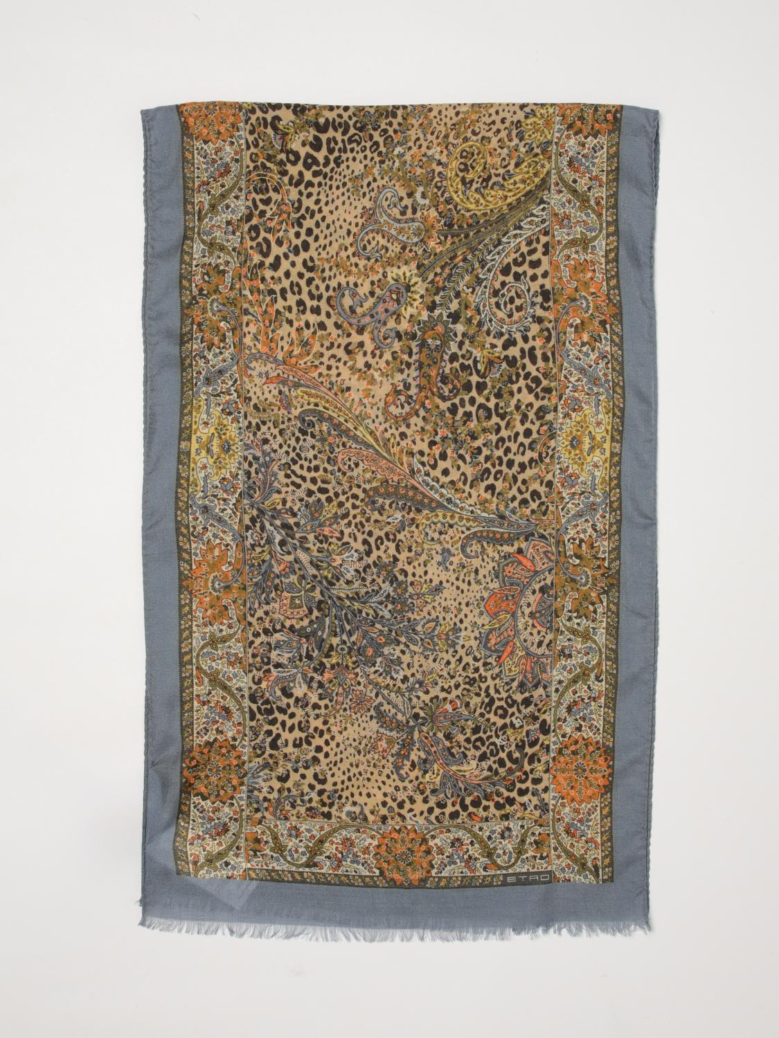 ETRO ETRO Printed Silk Scarf　ETRO プリント シルク スカーフ