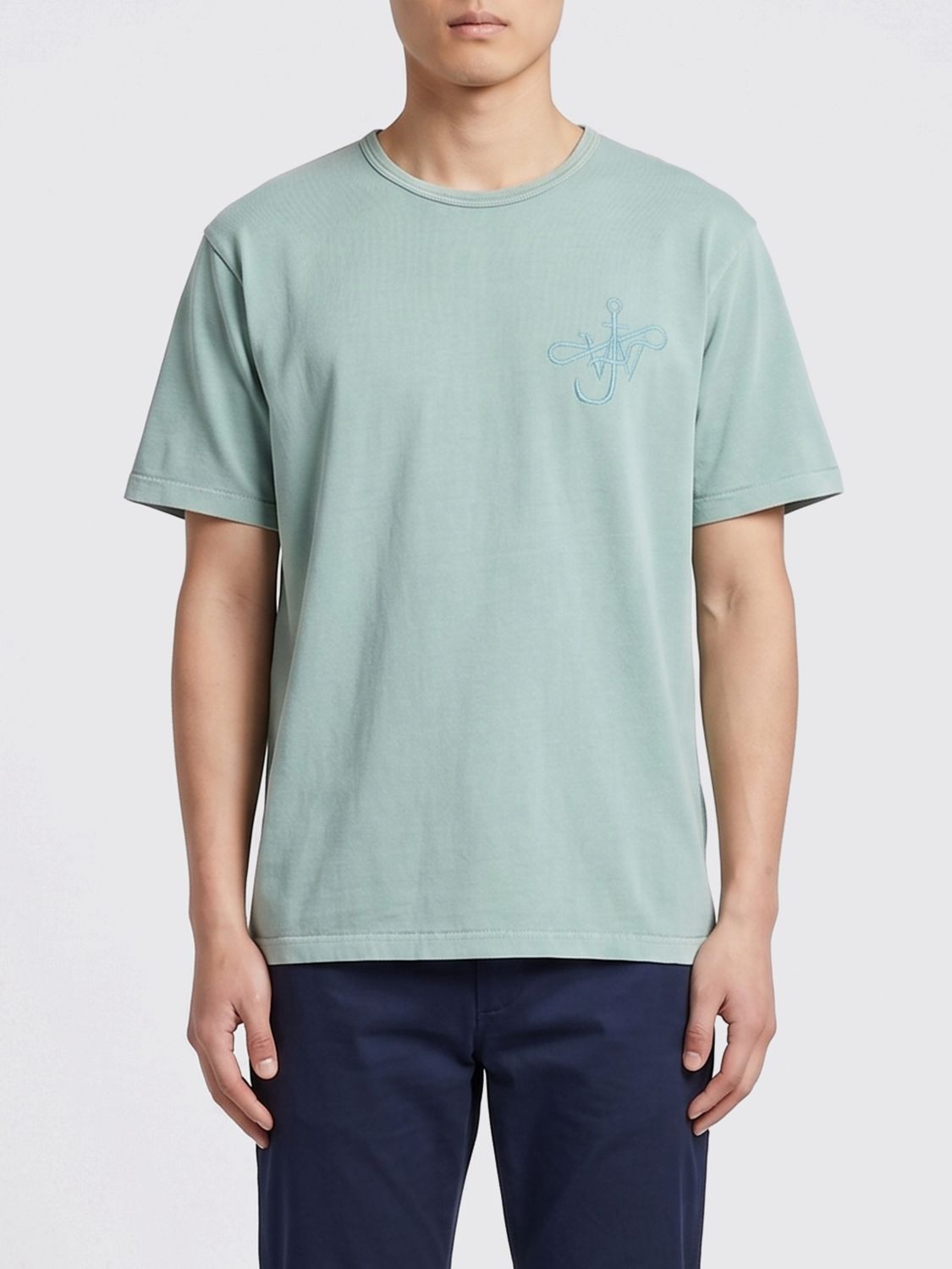 JW ANDERSON T-Shirt Men color Gnawed Blue