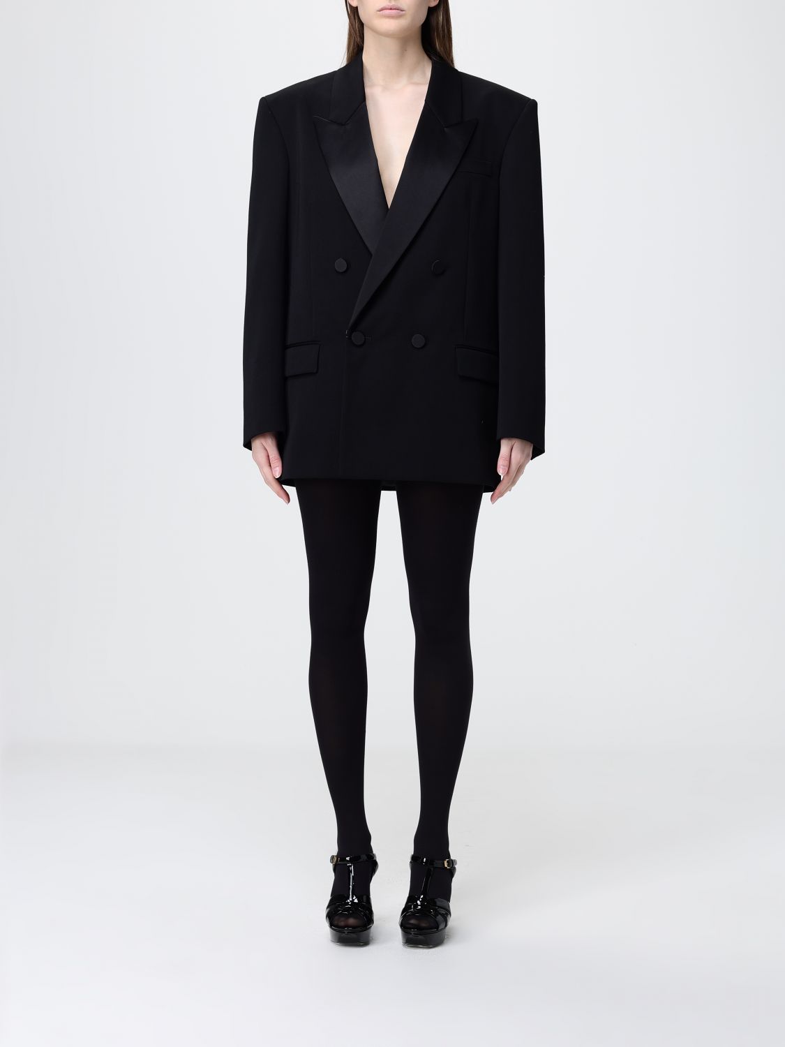 SAINT LAURENT Blazer doppiopetto in lana