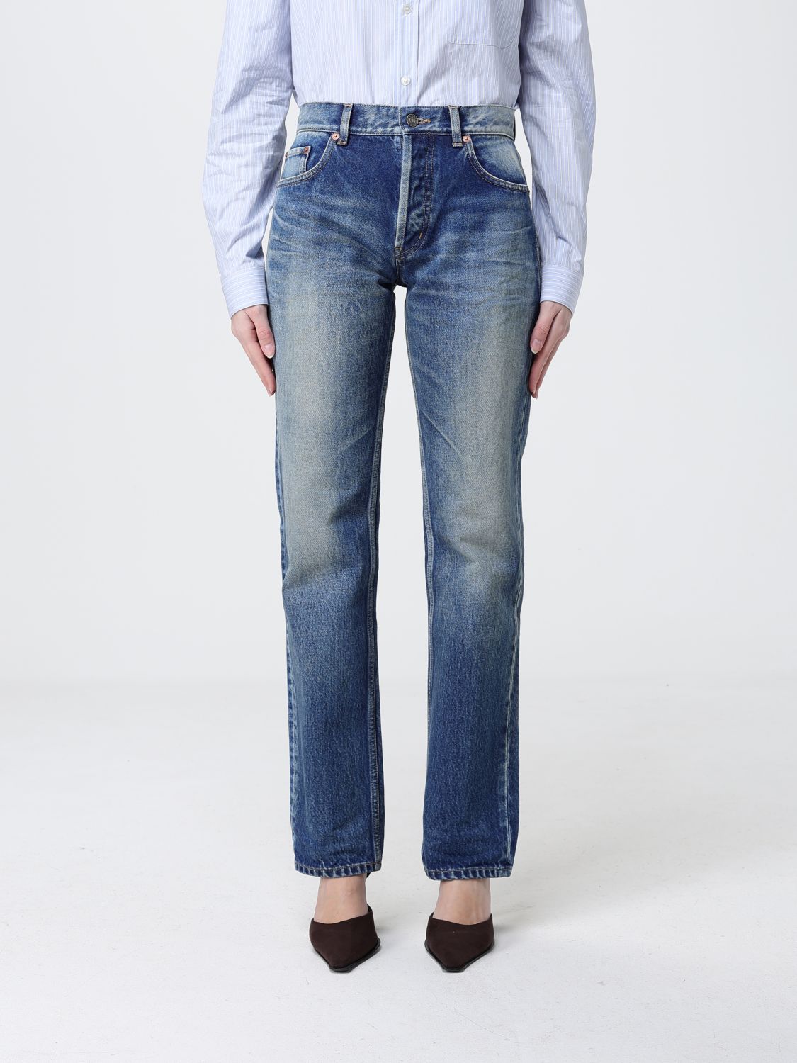 SAINT LAURENT Jeans slim fit in denim