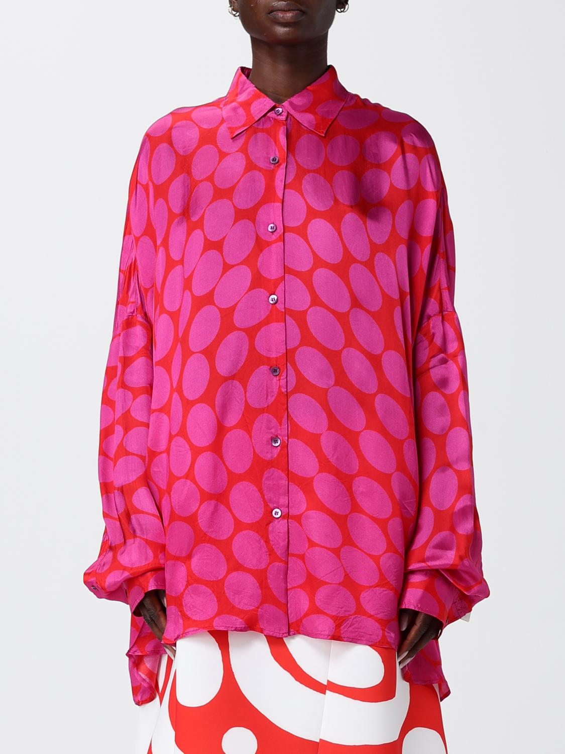 DRIES VAN NOTEN Gepunktetes Viskosehemd