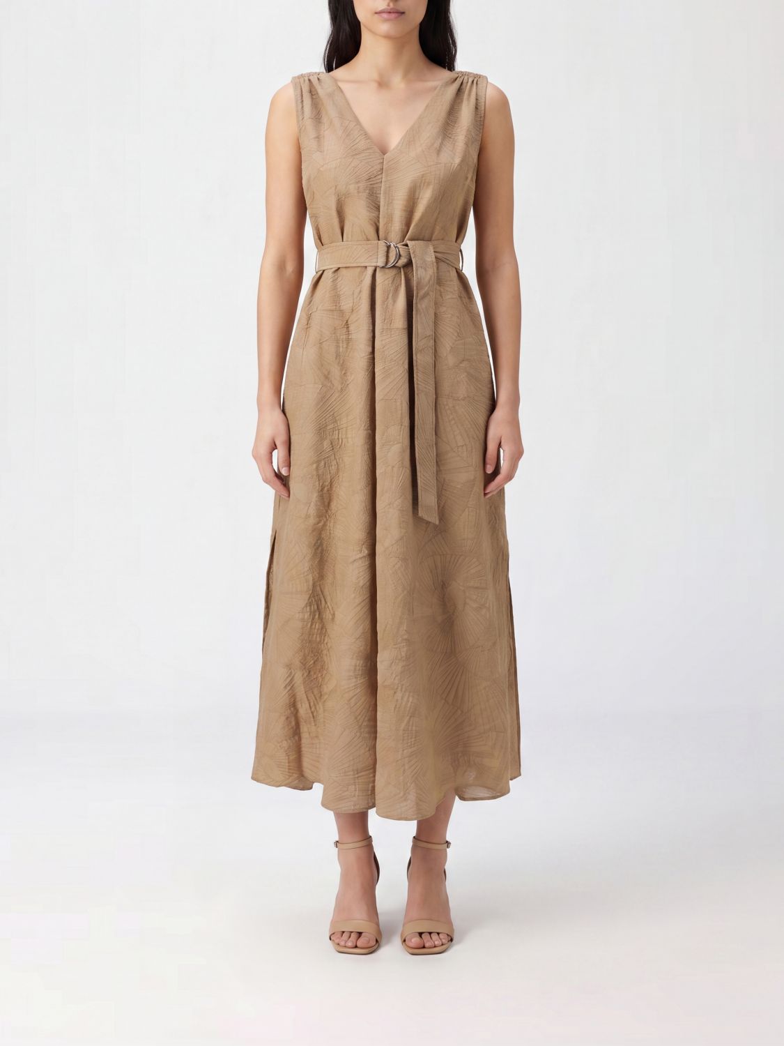 BRUNELLO CUCINELLI Dress Woman color Brown