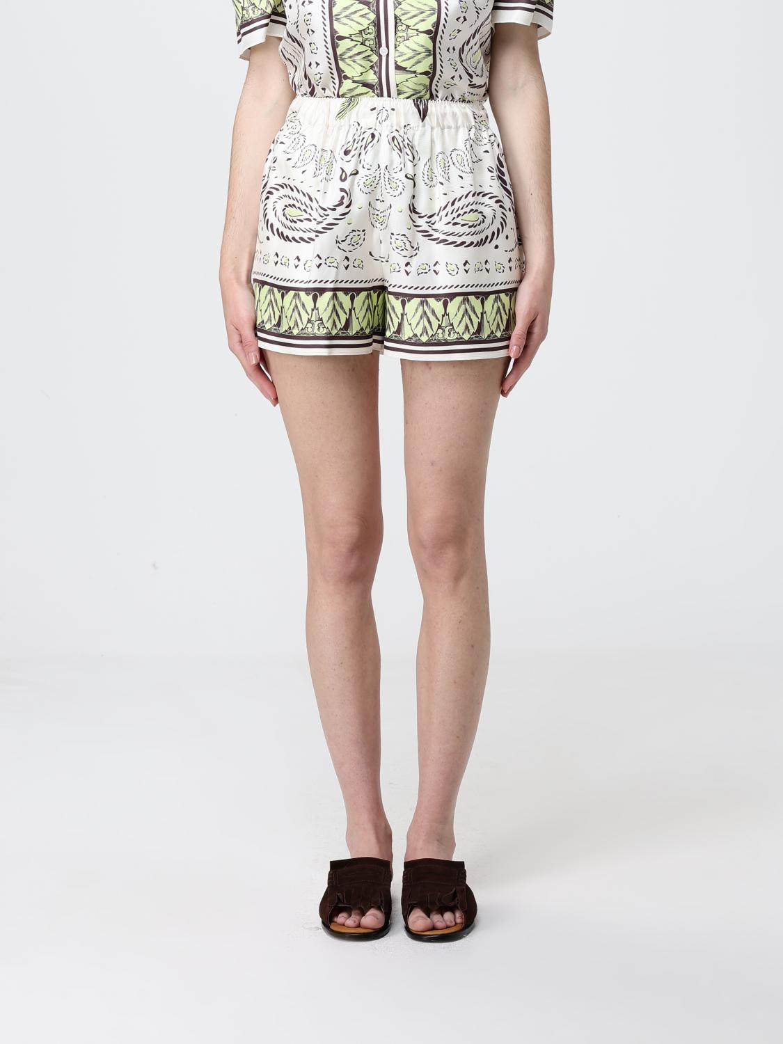 TORY BURCH Printed Silk Shorts　TORY BURCH プリント シルク ショーツ TORY