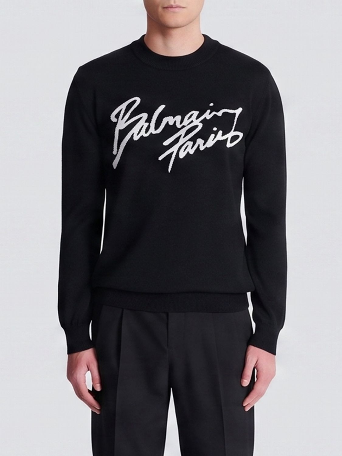 BALMAIN Sweater Men color Black